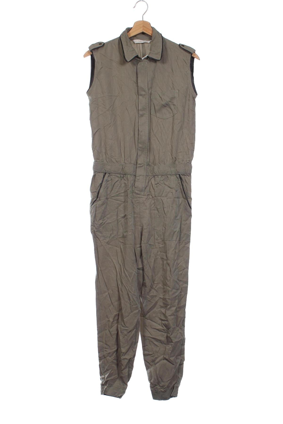 Damen Overall Zara, Größe XS, Farbe Grün, Preis 9,99 €