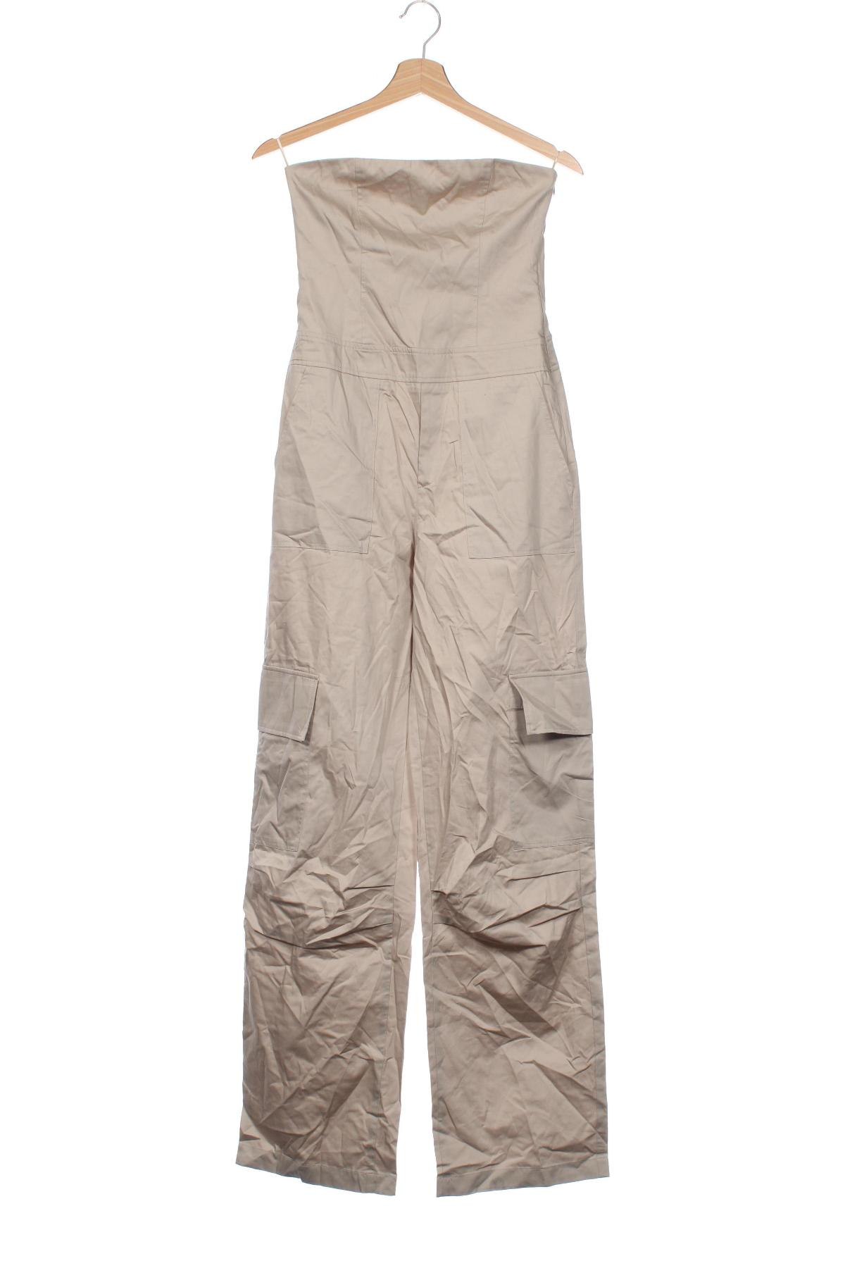 Damen Overall Zara, Größe XS, Farbe Beige, Preis 37,99 €