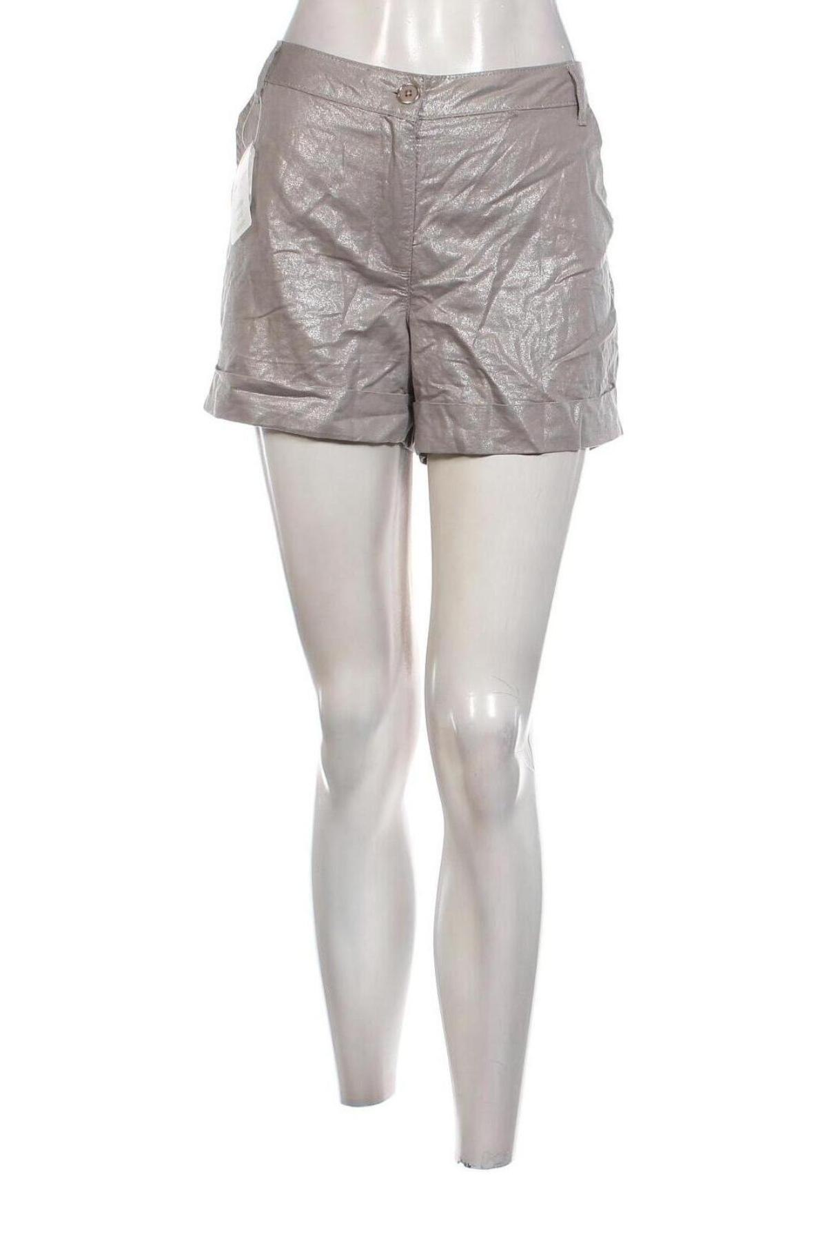 Damen Shorts Heine, Größe M, Farbe Silber, Preis 15,99 €