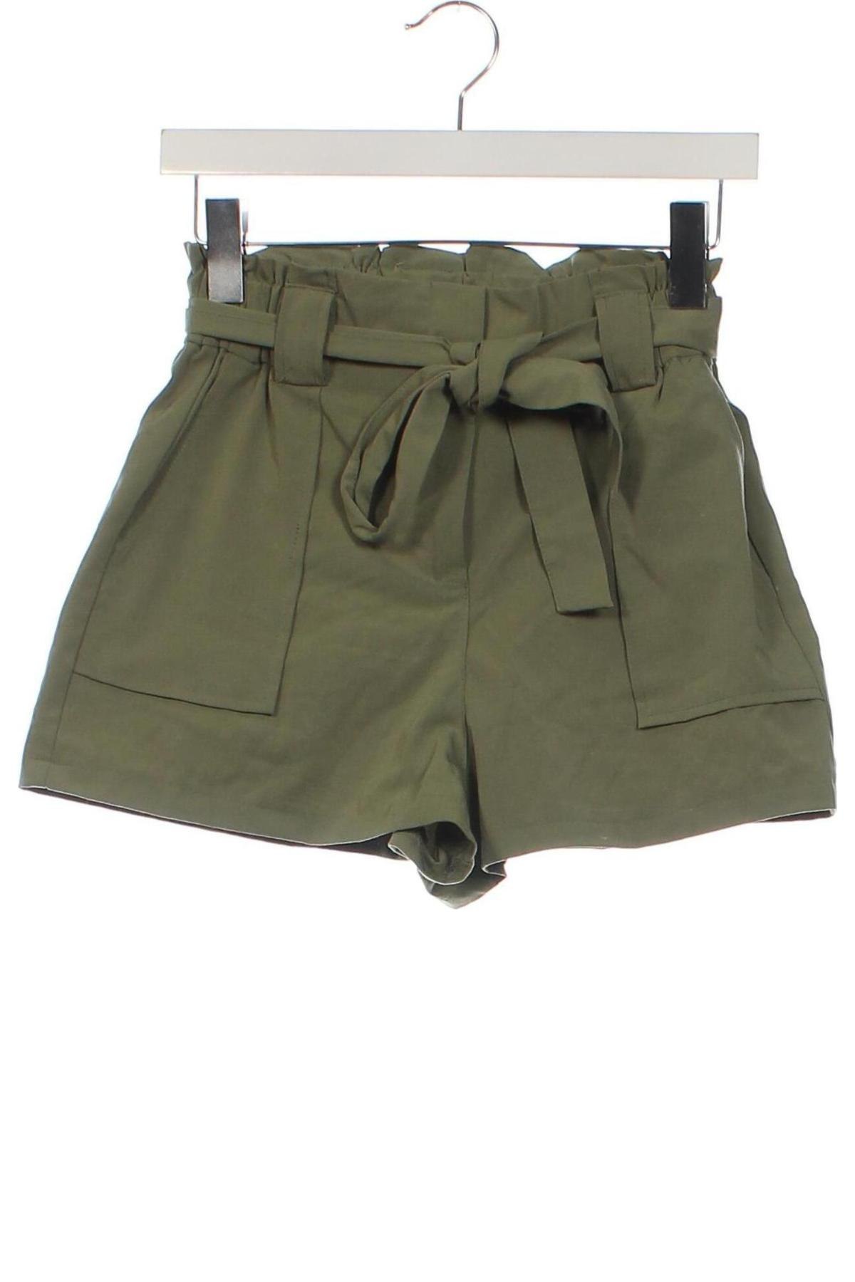 Pantaloni scurți de femei Reserved, Mărime XS, Culoare Verde, Preț 48,47 Lei