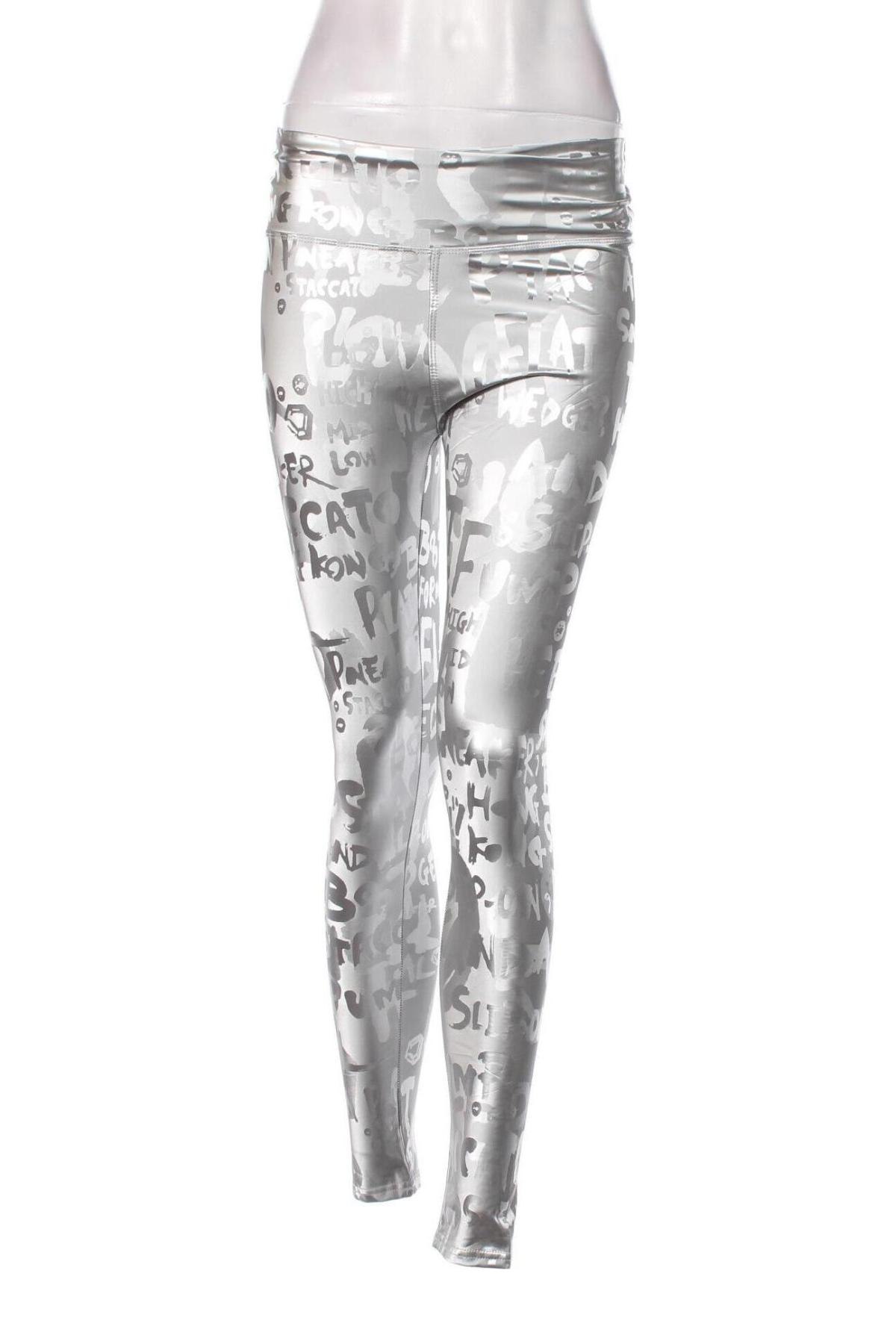 Damen Leggings, Größe S, Farbe Silber, Preis € 8,99