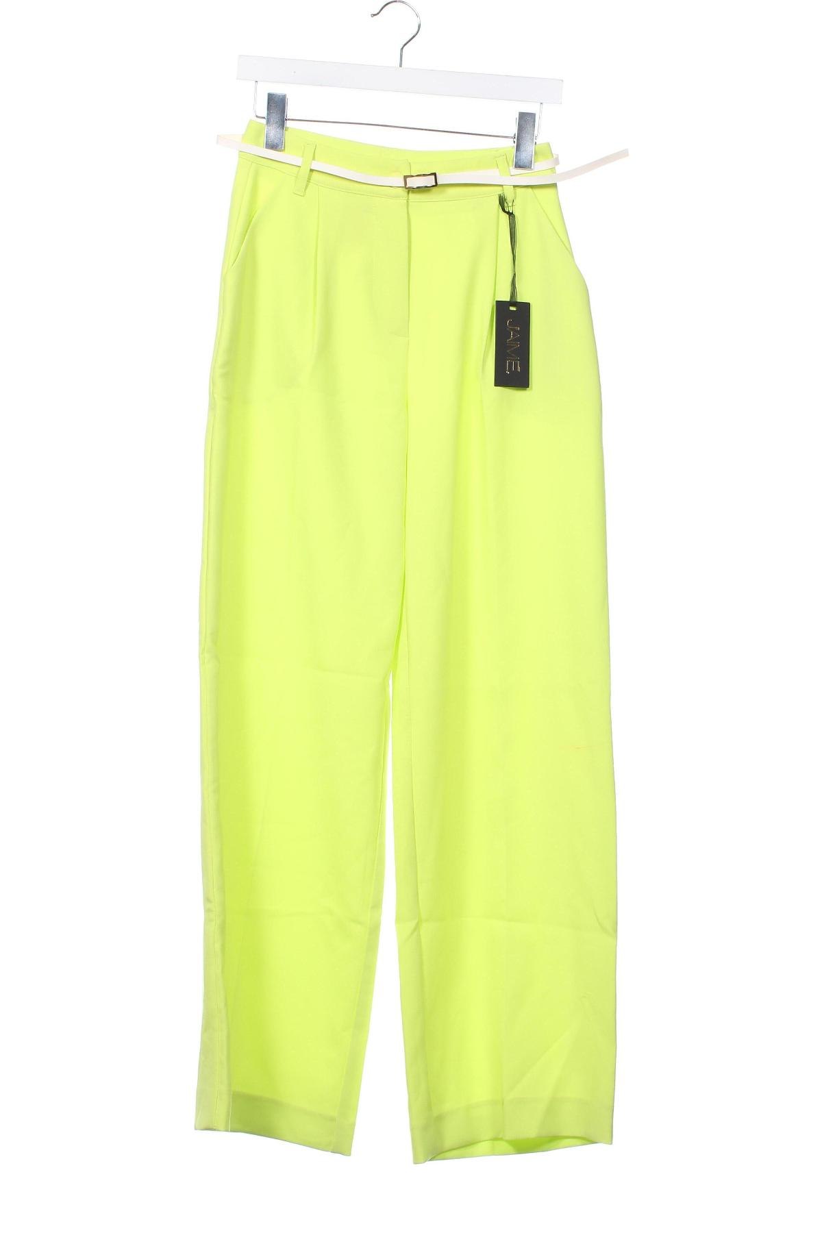 Pantaloni de femei J'AIME’, Mărime XS, Culoare Verde, Preț 98,99 Lei