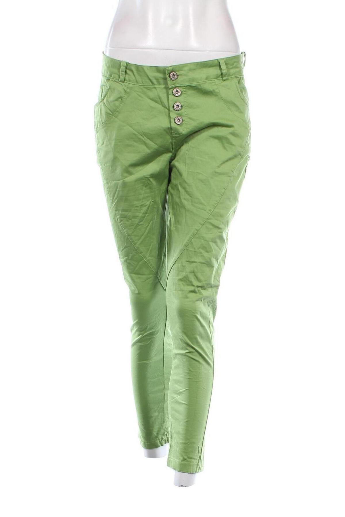 Pantaloni de femei, Mărime L, Culoare Verde, Preț 48,99 Lei