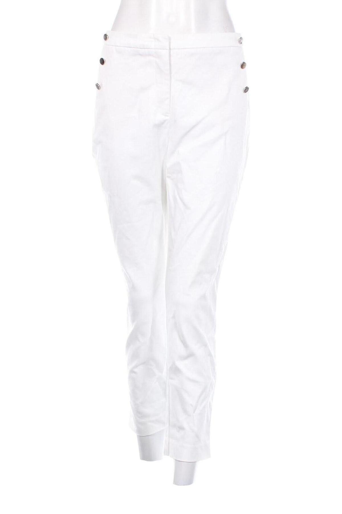 Pantaloni de femei Ashley Brooke, Mărime M, Culoare Alb, Preț 38,99 Lei