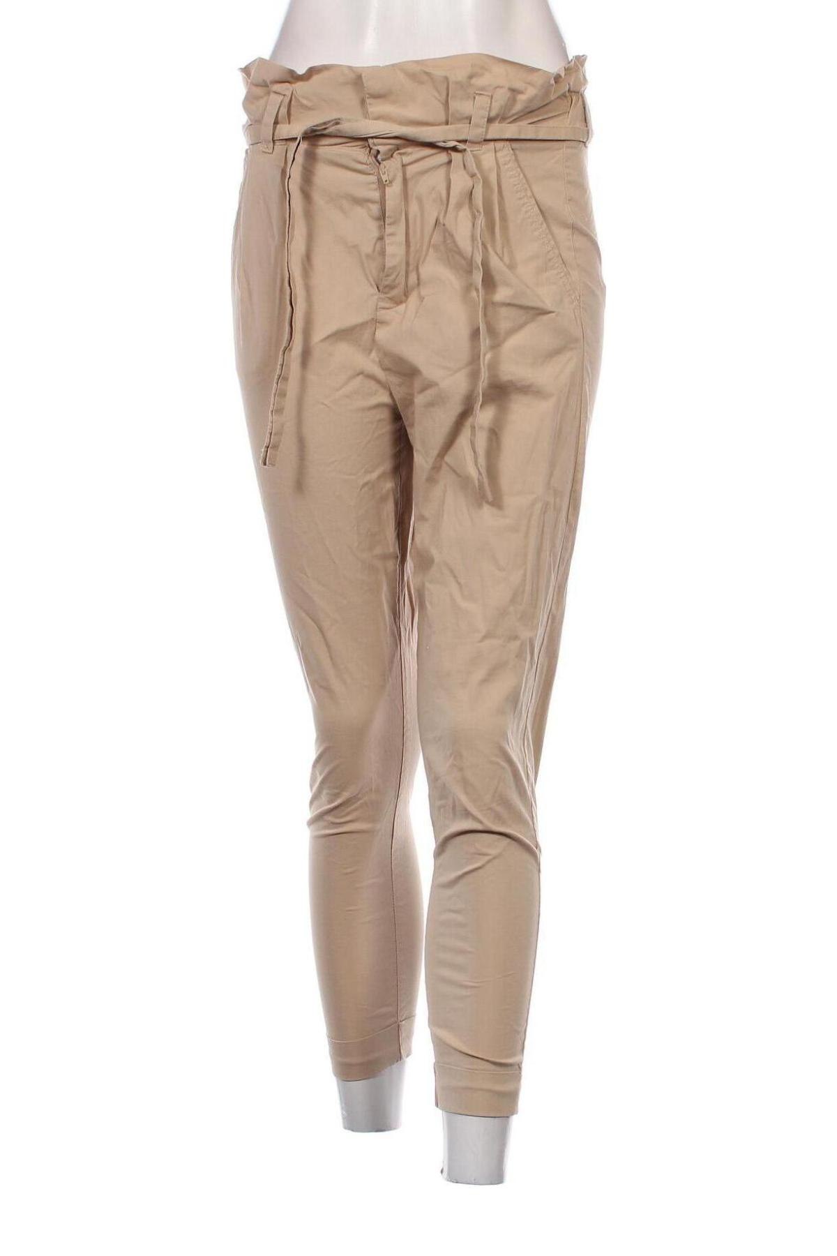 Damenhose Bershka, Größe XS, Farbe Beige, Preis 10,49 €