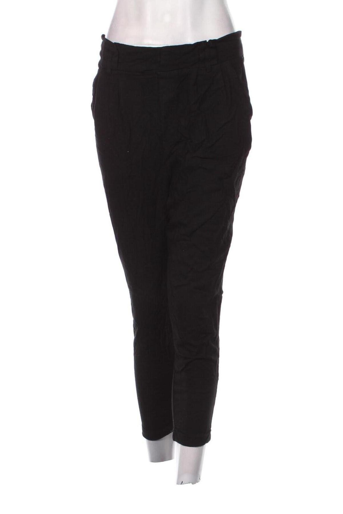 Pantaloni de femei Bershka, Mărime M, Culoare Negru, Preț 33,99 Lei