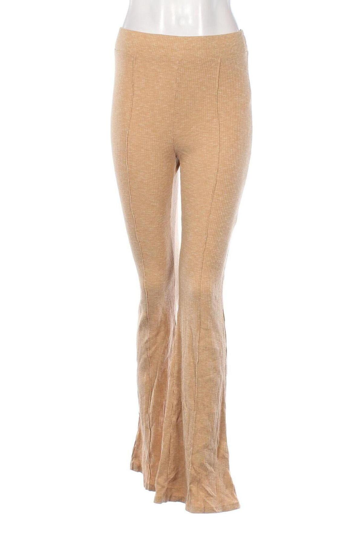 Damenhose Bershka, Größe S, Farbe Beige, Preis € 6,49