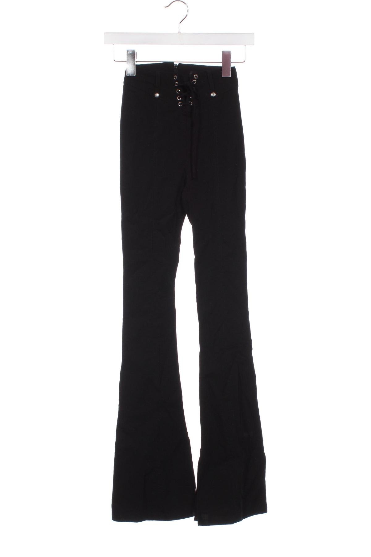 Pantaloni de femei Bershka, Mărime XXS, Culoare Negru, Preț 48,99 Lei