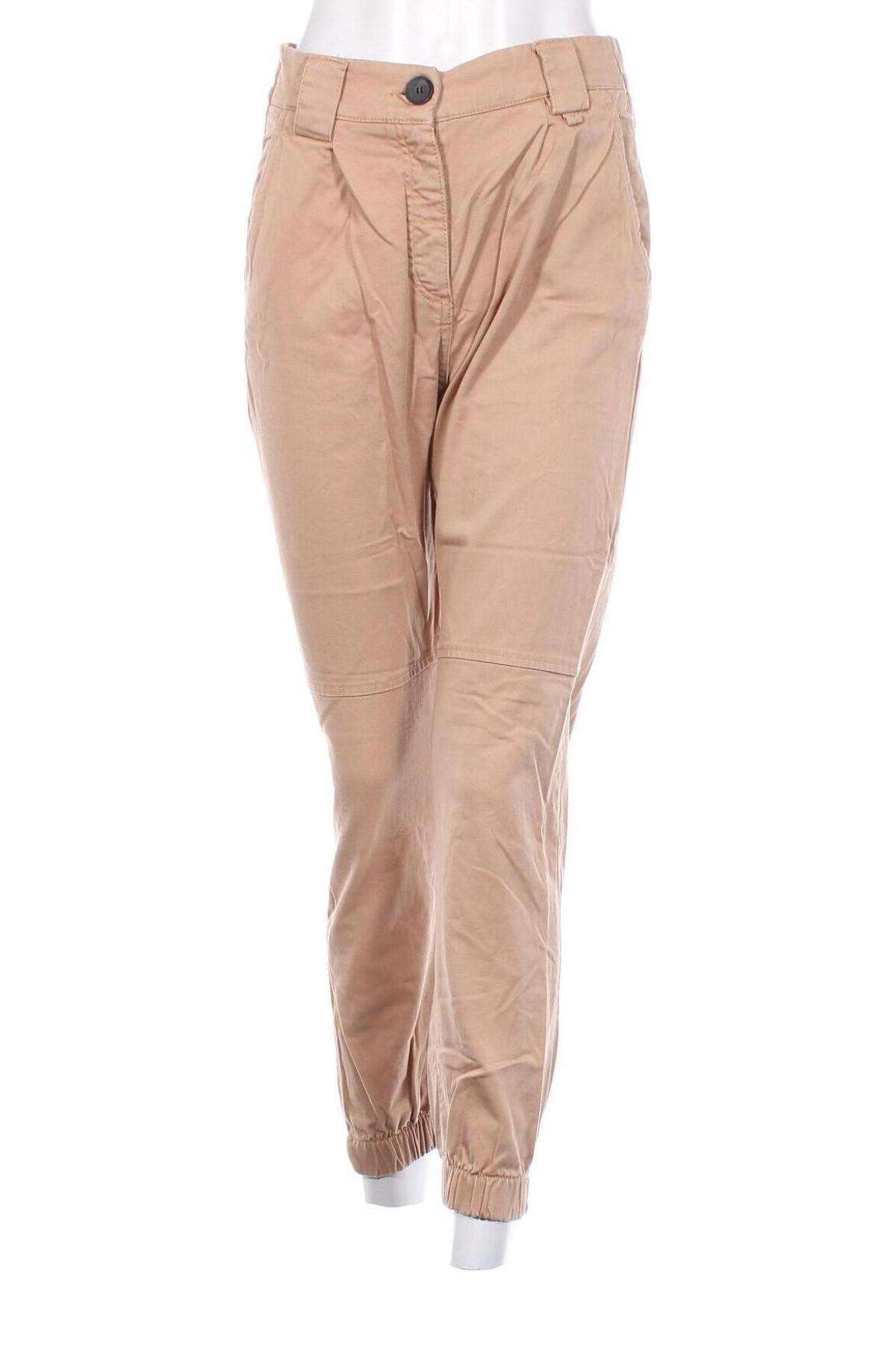 Damenhose Bershka, Größe M, Farbe Beige, Preis € 3,99