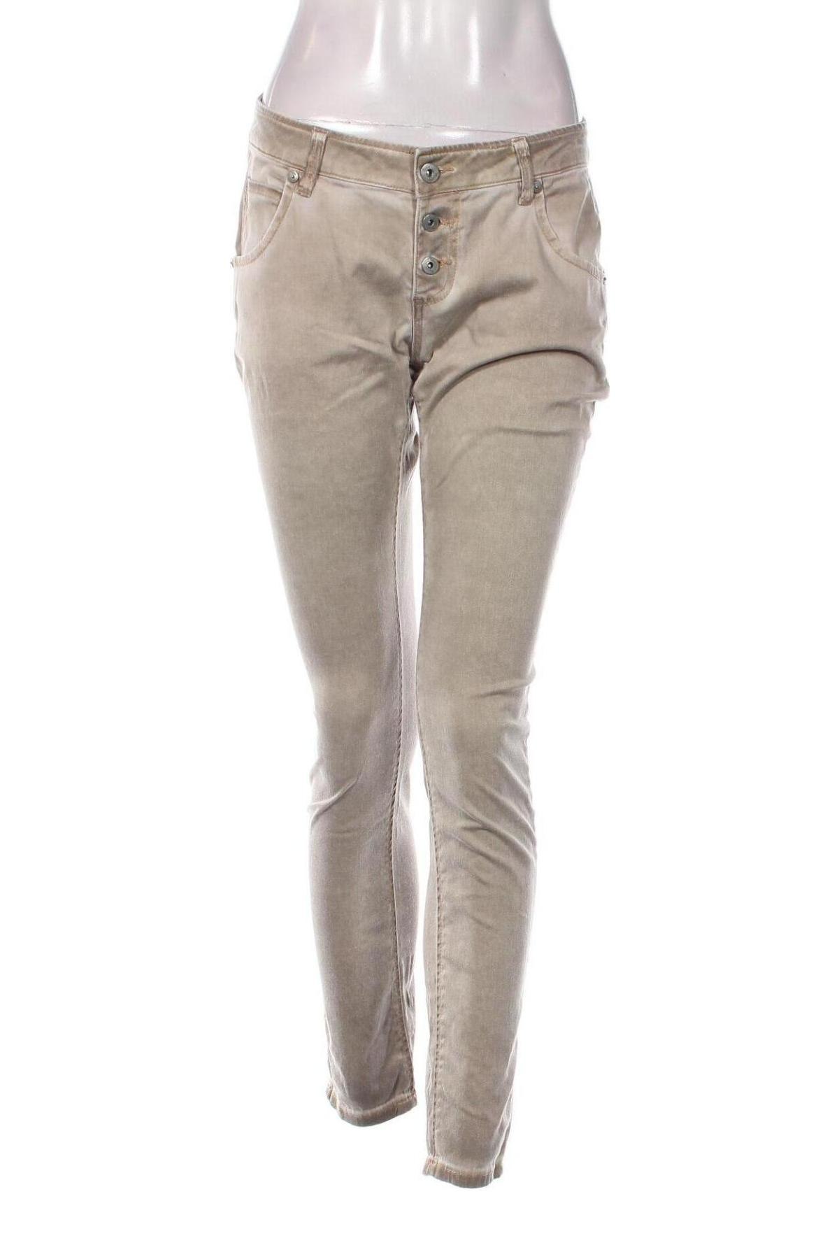 Pantaloni de femei Blue Monkey, Mărime M, Culoare Bej, Preț 28,99 Lei