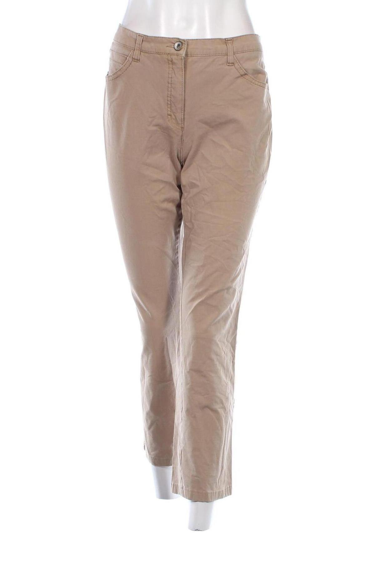 Damenhose Brax, Größe M, Farbe Ecru, Preis 17,99 €