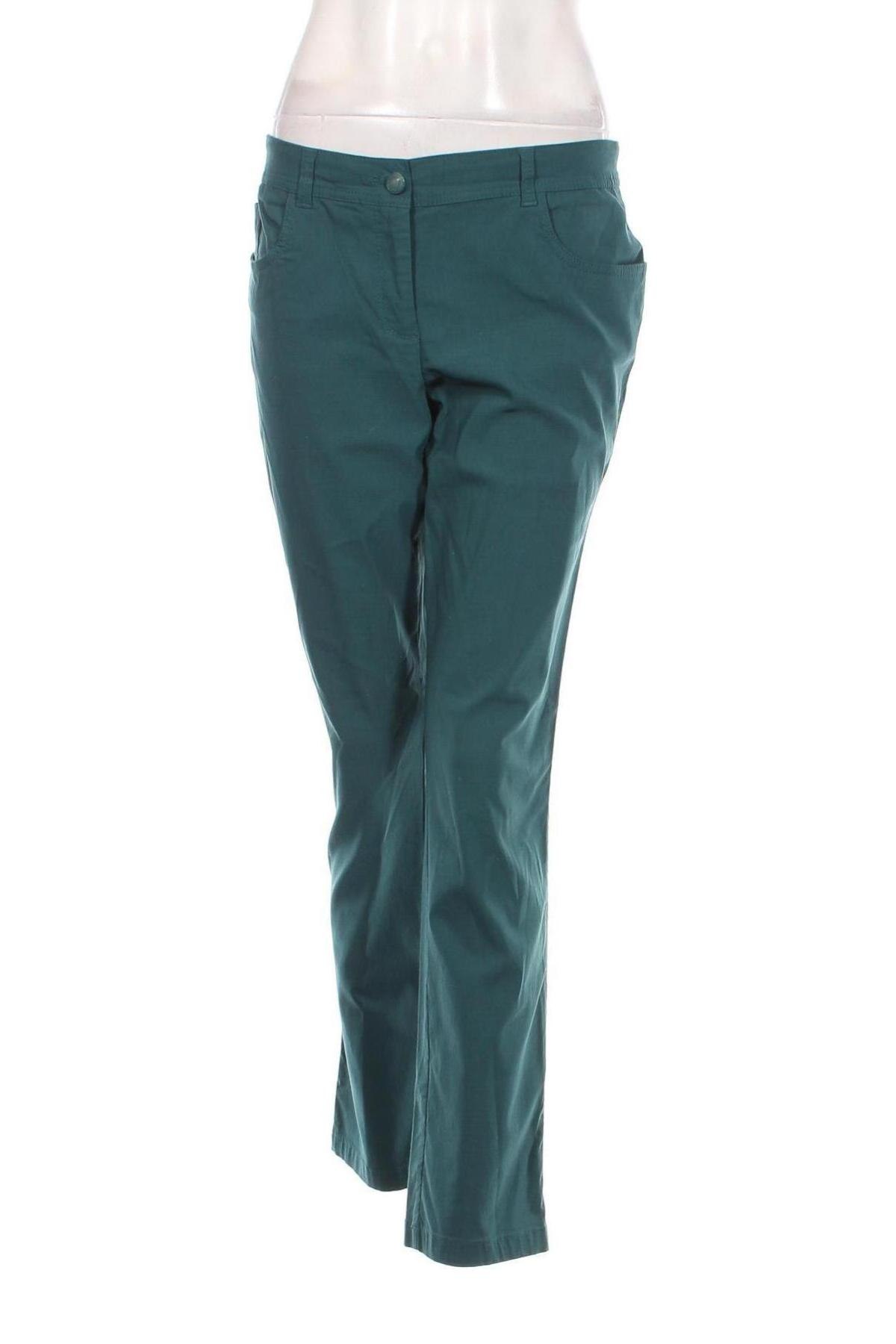 Pantaloni de femei Charles Vogele, Mărime L, Culoare Verde, Preț 73,98 Lei