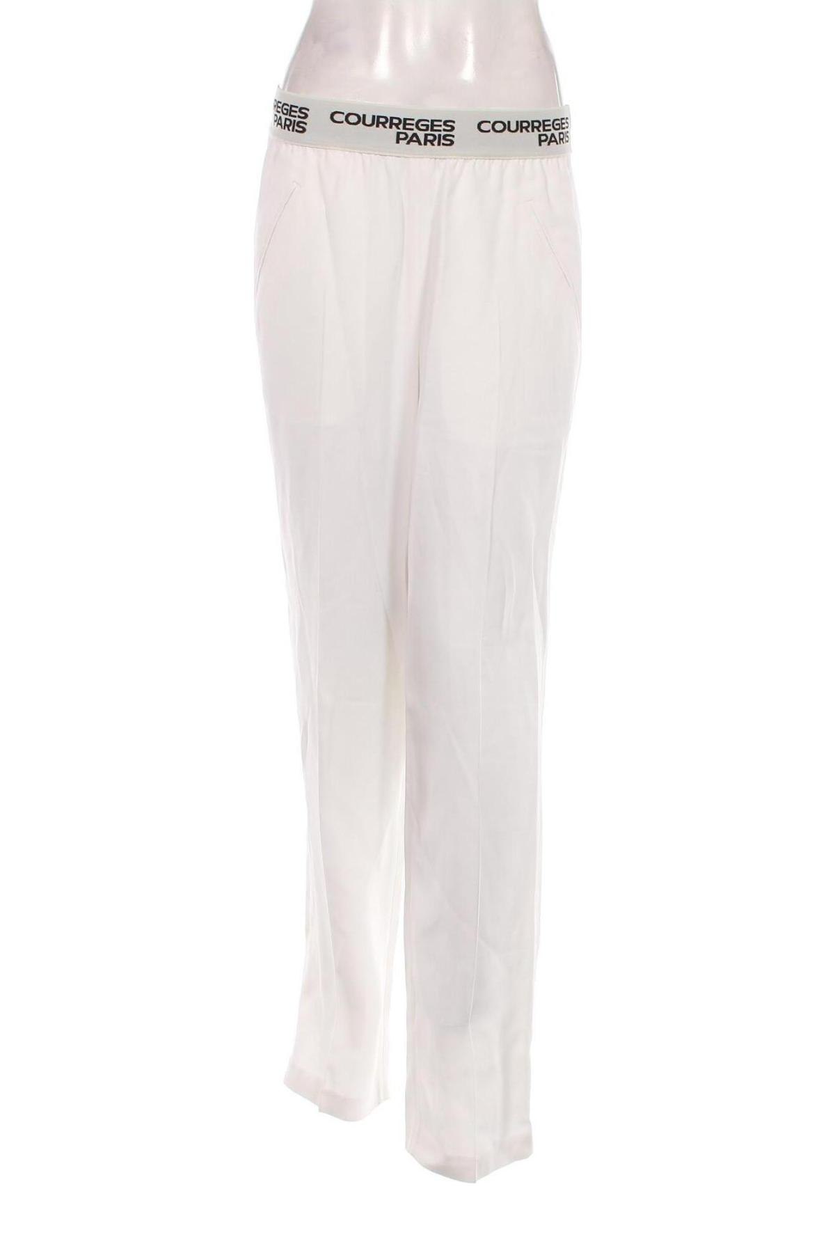 Pantaloni de femei Courreges, Mărime M, Culoare Alb, Preț 1.269,99 Lei