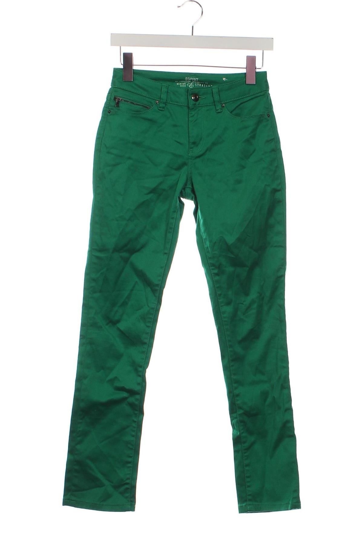 Pantaloni de femei Esprit, Mărime XXS, Culoare Verde, Preț 67,99 Lei