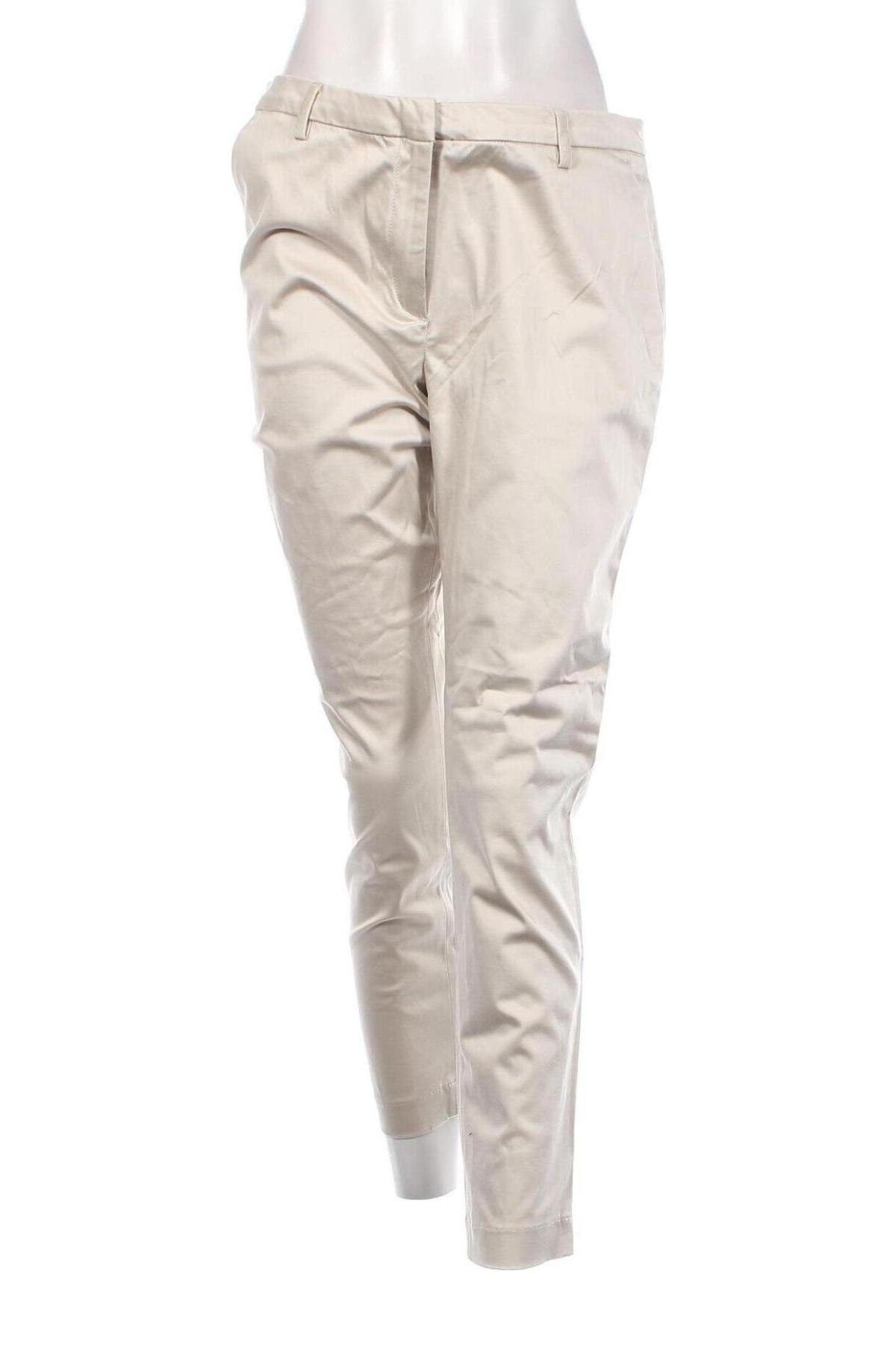 Pantaloni de femei Gant, Mărime L, Culoare Ecru, Preț 158,99 Lei