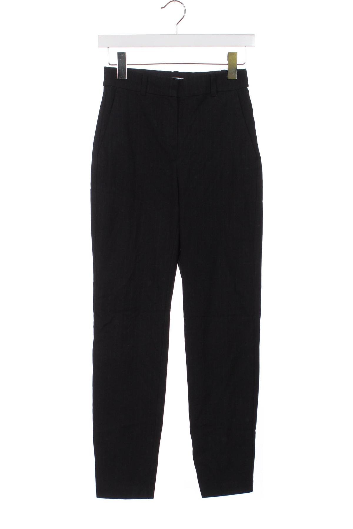 Pantaloni de femei H&M, Mărime XS, Culoare Negru, Preț 38,99 Lei