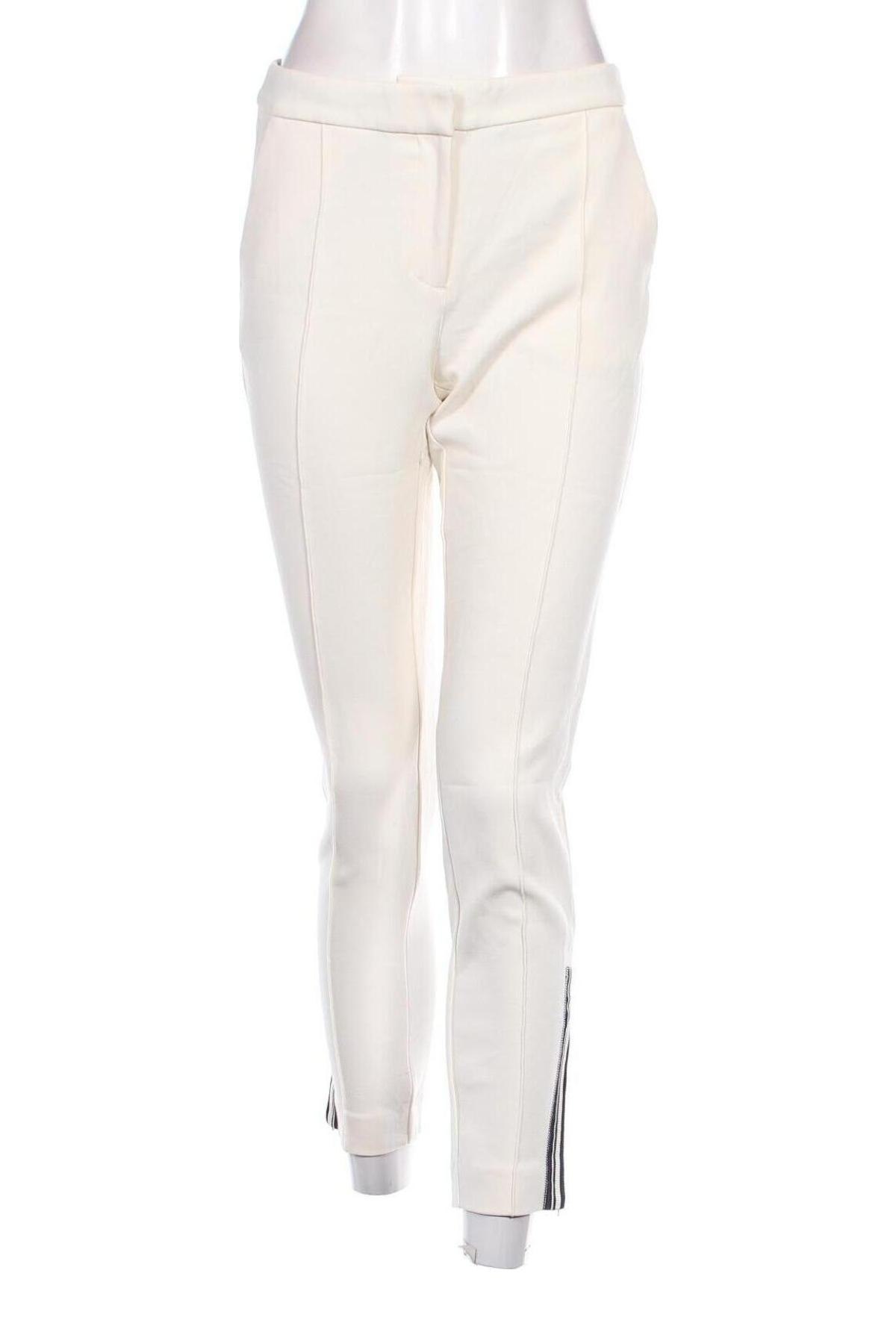 Pantaloni de femei Holly & Whyte By Lindex, Mărime S, Culoare Alb, Preț 38,99 Lei