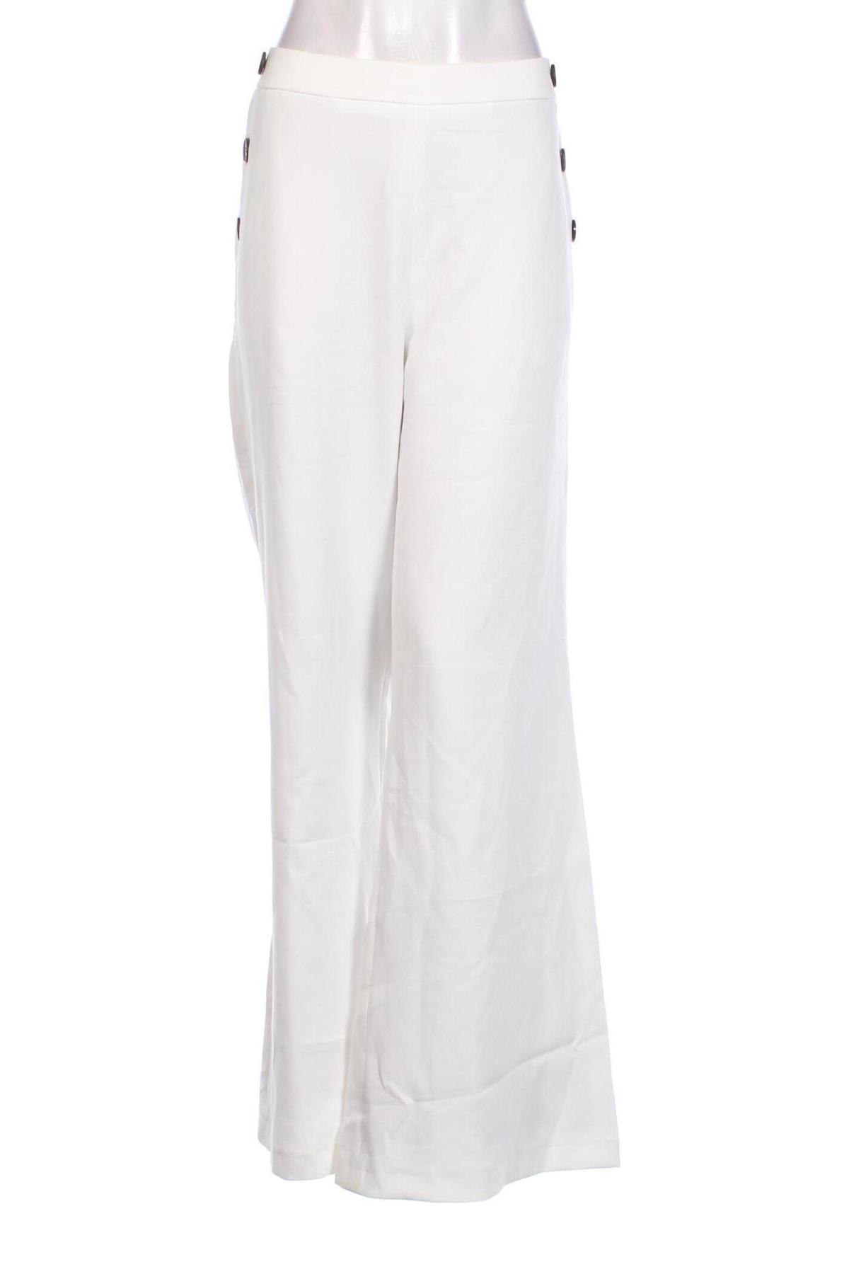 Pantaloni de femei Karen Millen, Mărime XL, Culoare Alb, Preț 403,99 Lei