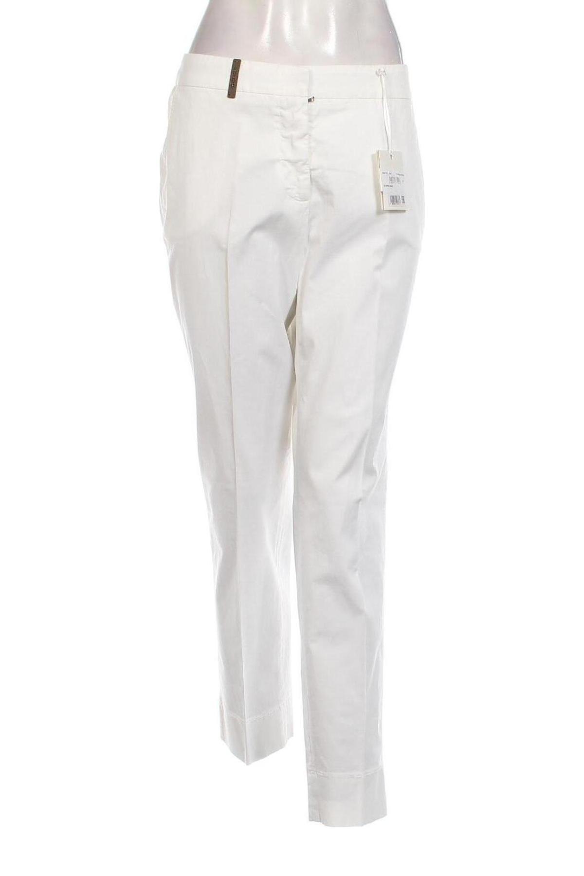 Pantaloni de femei Peserico, Mărime XL, Culoare Alb, Preț 889,99 Lei