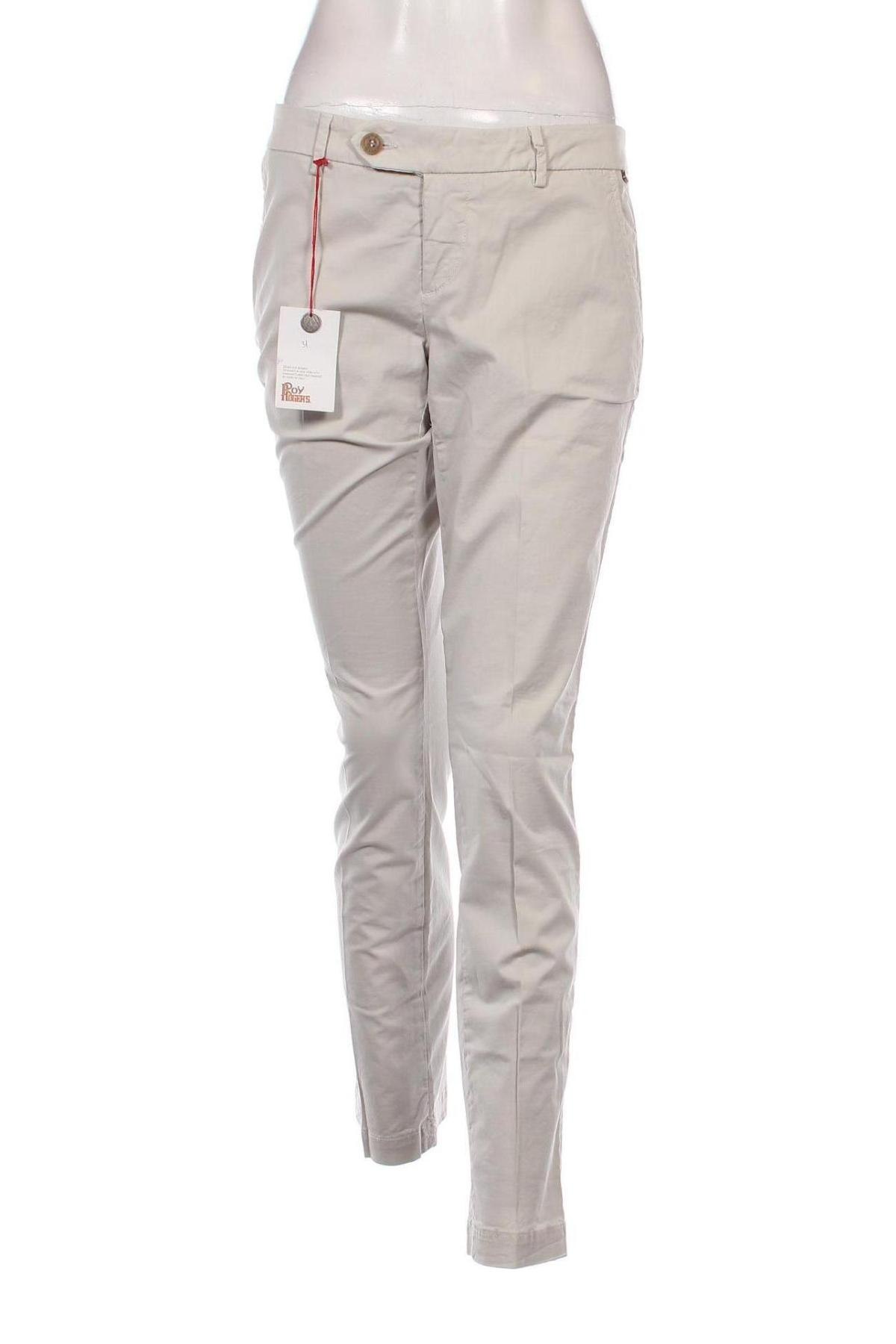 Pantaloni de femei Roy Roger's, Mărime L, Culoare Ecru, Preț 285,99 Lei