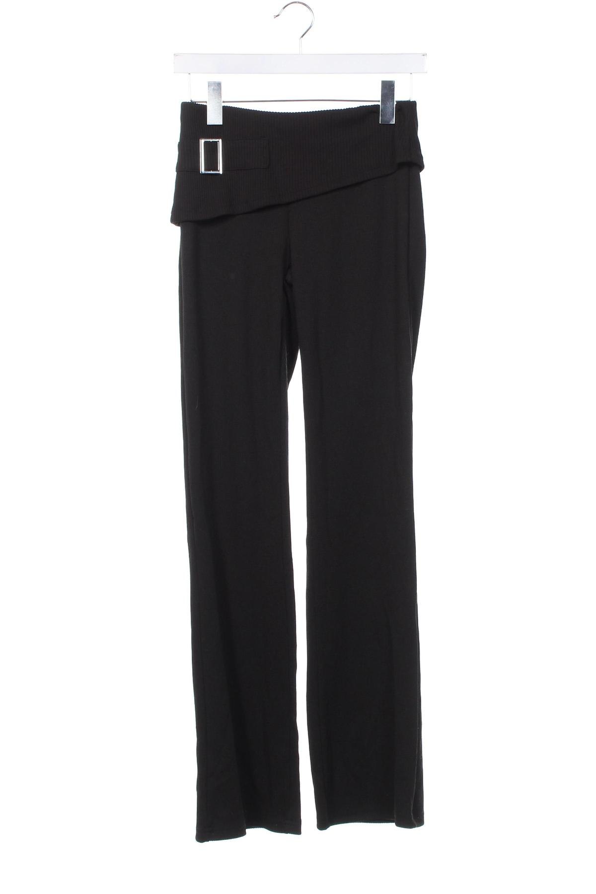 Pantaloni de femei SHEIN, Mărime XS, Culoare Negru, Preț 31,99 Lei