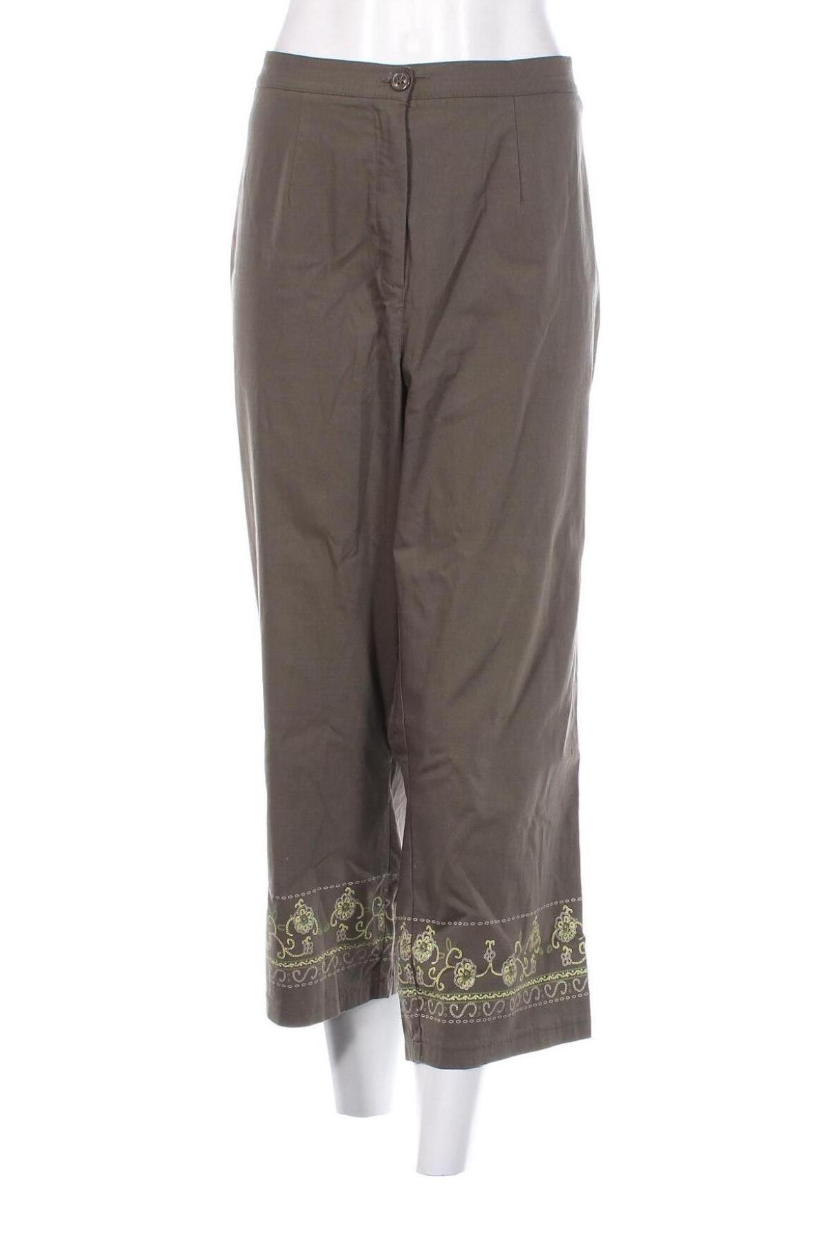 Pantaloni de femei Samoon, Mărime XXL, Culoare Verde, Preț 67,99 Lei