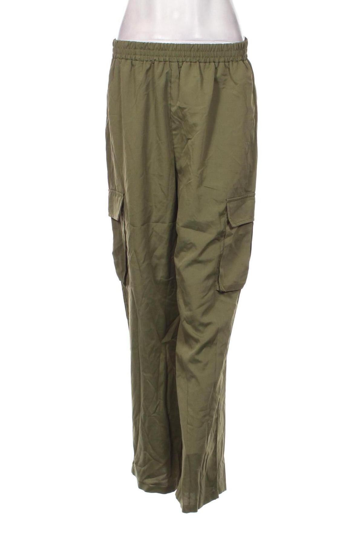 Pantaloni de femei Shine, Mărime L, Culoare Verde, Preț 95,99 Lei