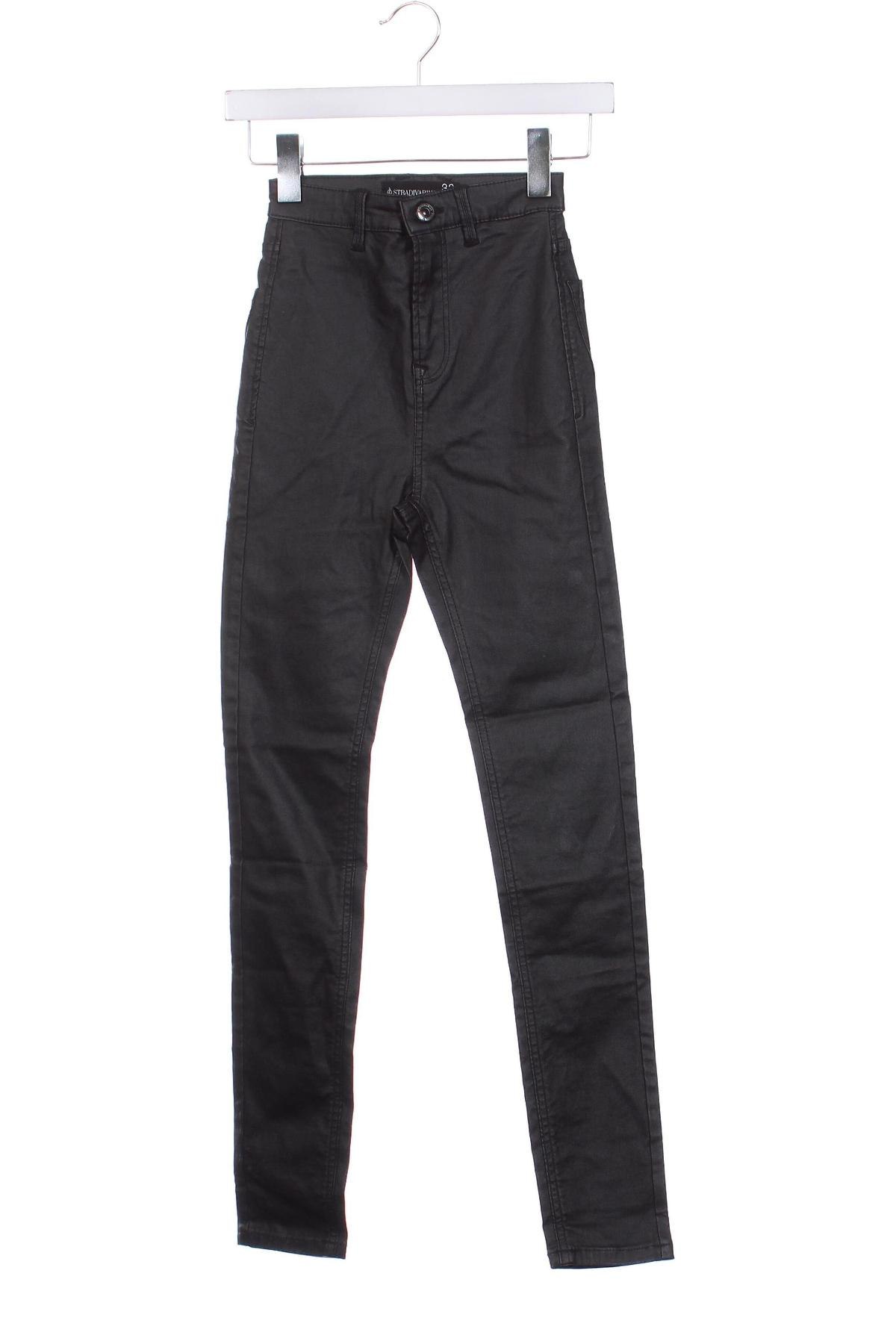 Pantaloni de femei Stradivarius, Mărime XXS, Culoare Negru, Preț 44,99 Lei