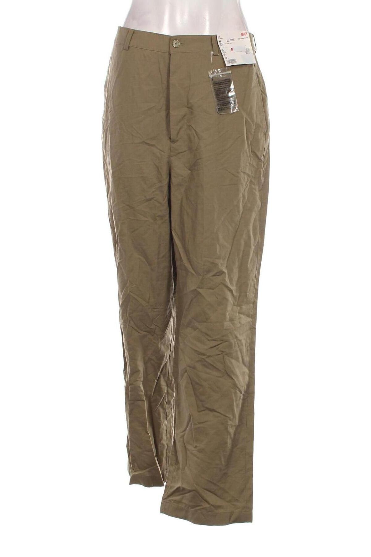 Pantaloni de femei Uniqlo, Mărime M, Culoare Verde, Preț 305,99 Lei