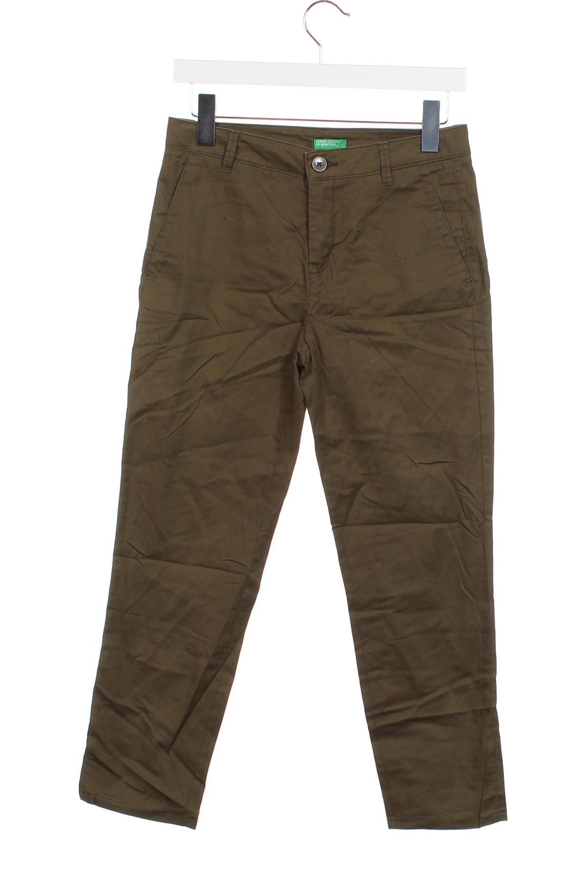 Pantaloni de femei United Colors Of Benetton, Mărime XS, Culoare Verde, Preț 134,99 Lei