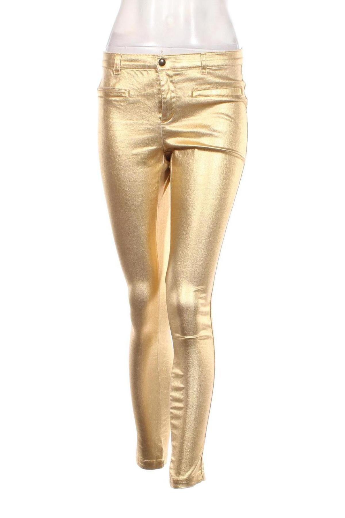 Damenhose Zara, Größe M, Farbe Golden, Preis 8,99 €