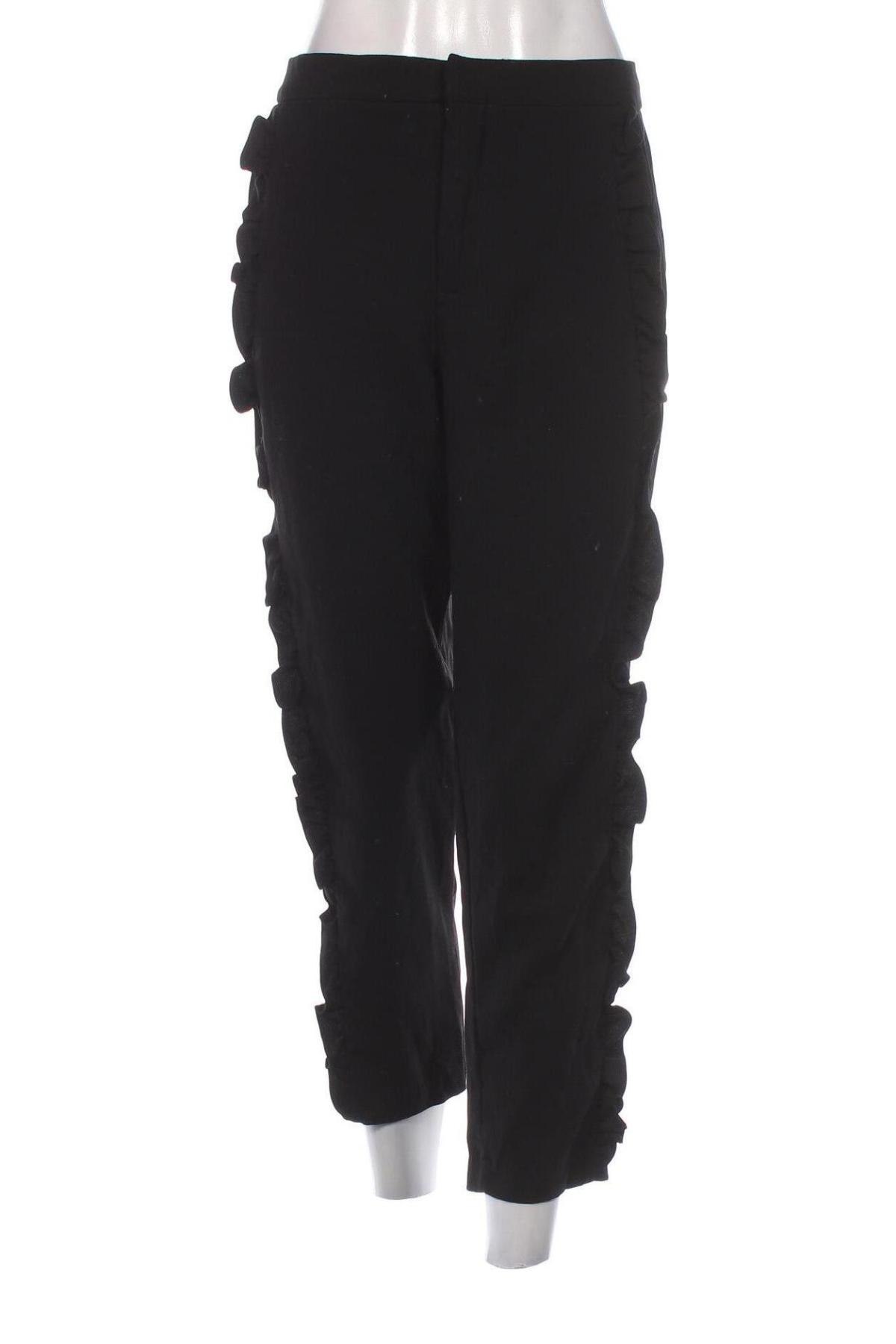 Pantaloni de femei Zara, Mărime L, Culoare Negru, Preț 35,99 Lei