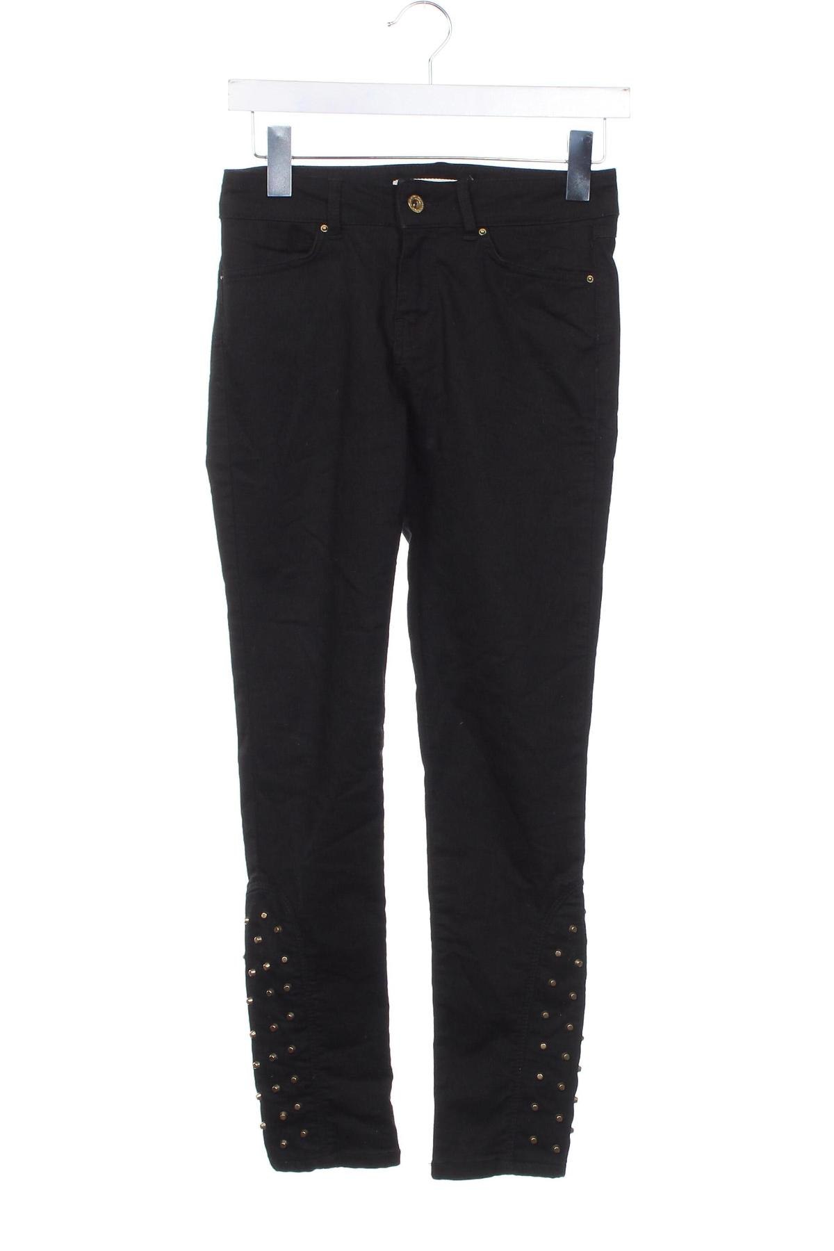 Pantaloni de femei Zara, Mărime XXS, Culoare Negru, Preț 44,99 Lei