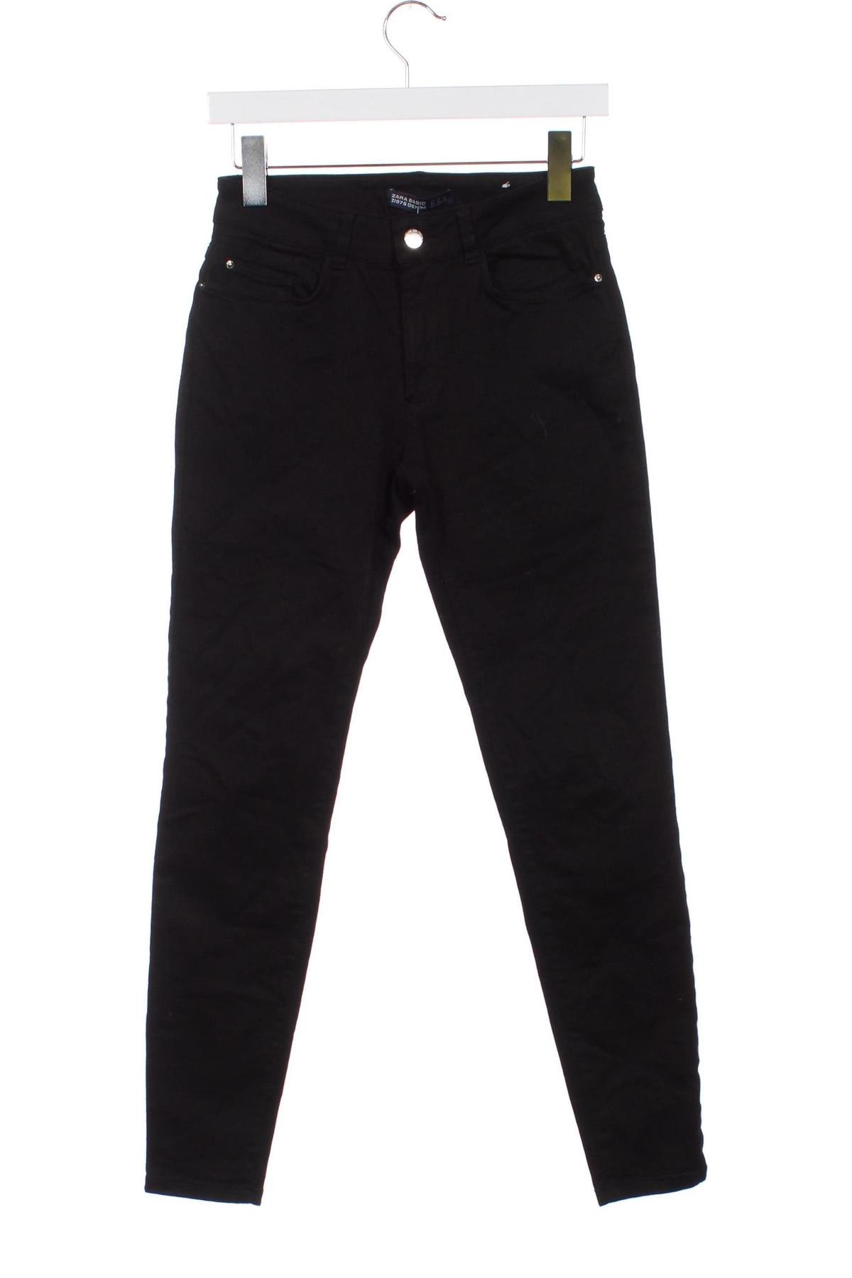 Pantaloni de femei Zara, Mărime XS, Culoare Negru, Preț 29,99 Lei