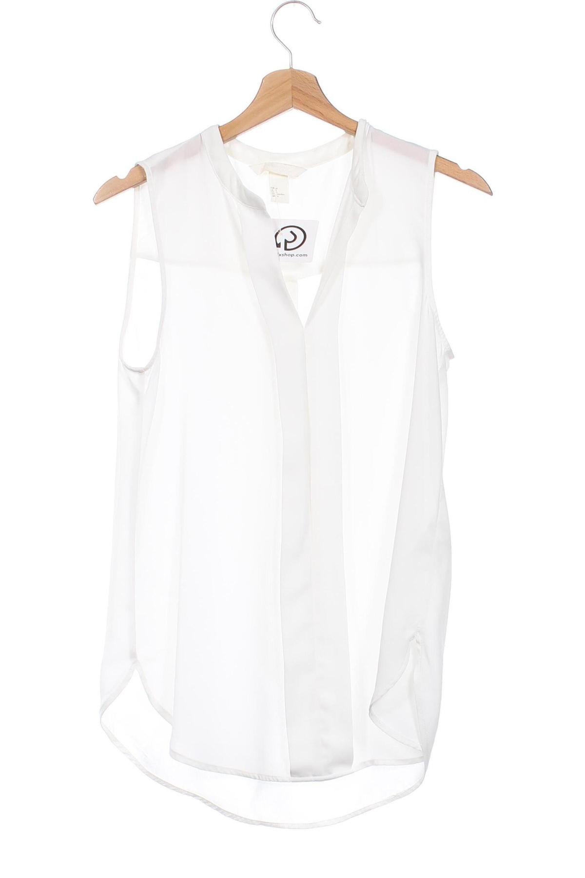 Tricou de damă H&M Conscious Collection, Mărime XS, Culoare Alb, Preț 25,99 Lei