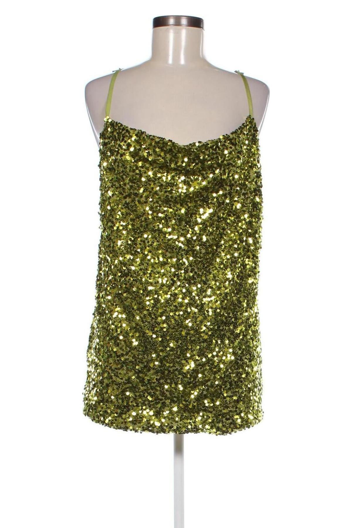 Damentop NEW COLLECTION, Größe L, Farbe Golden, Preis € 21,99