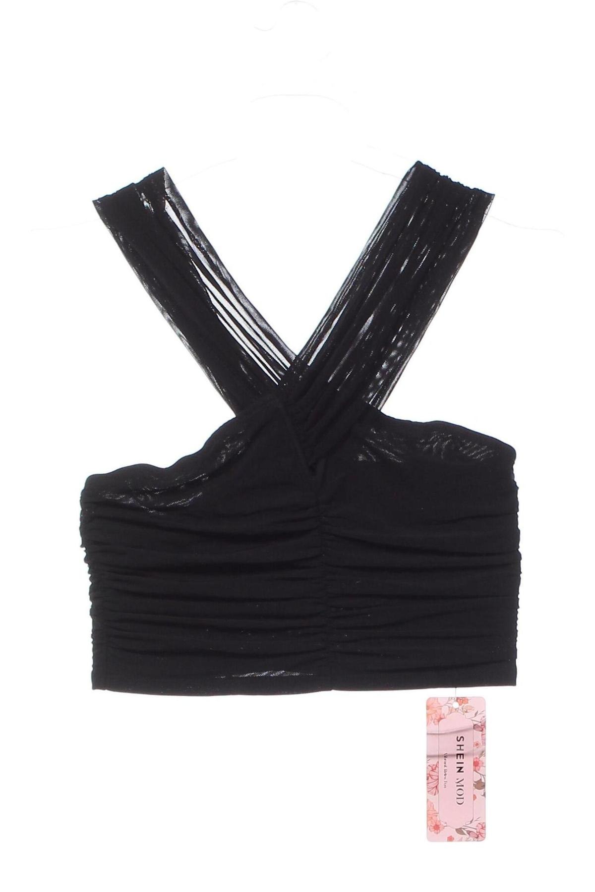 Tricou de damă SHEIN, Mărime XS, Culoare Negru, Preț 42,99 Lei