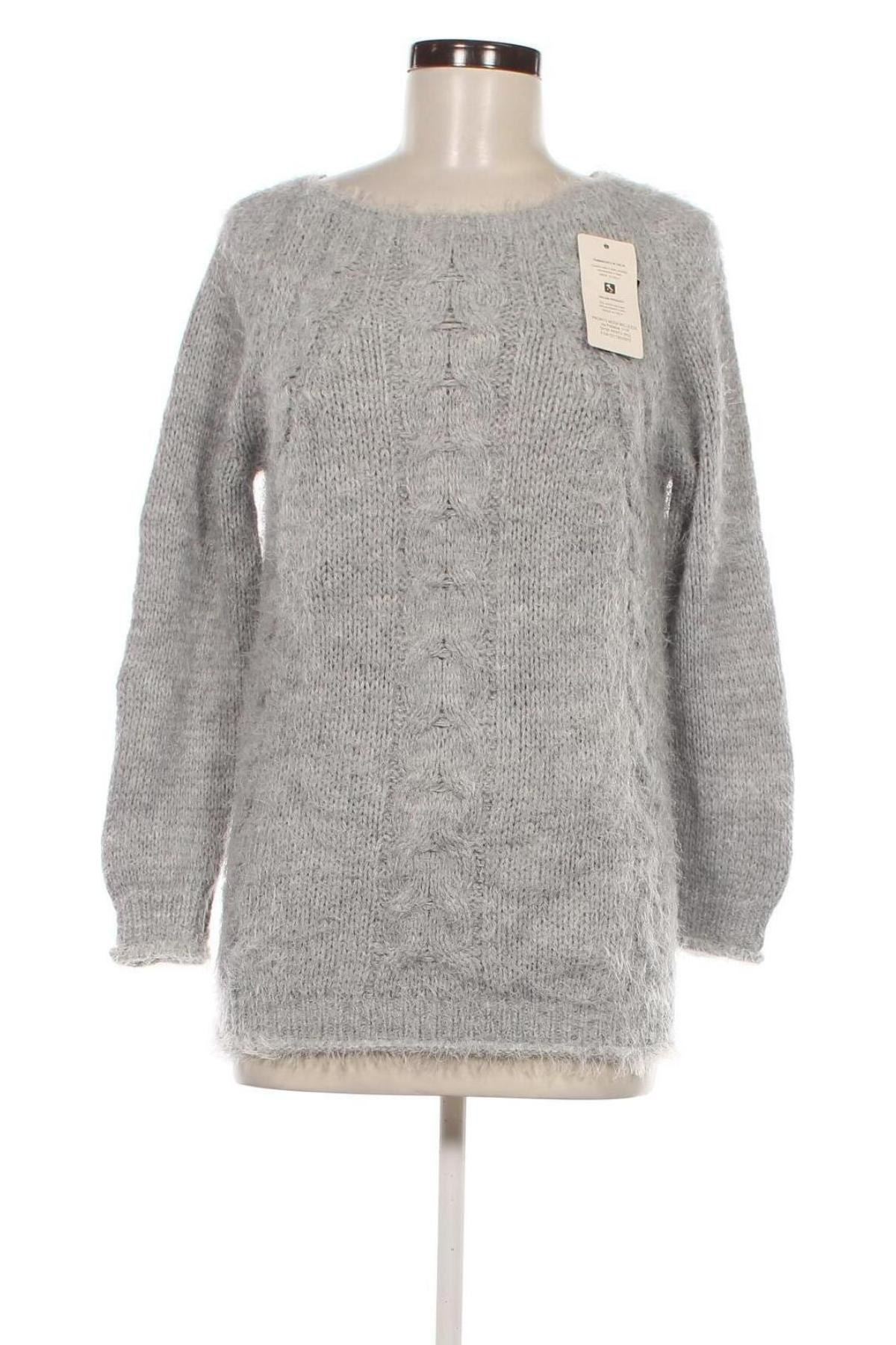 Damenpullover, Größe M, Farbe Grau, Preis € 32,49