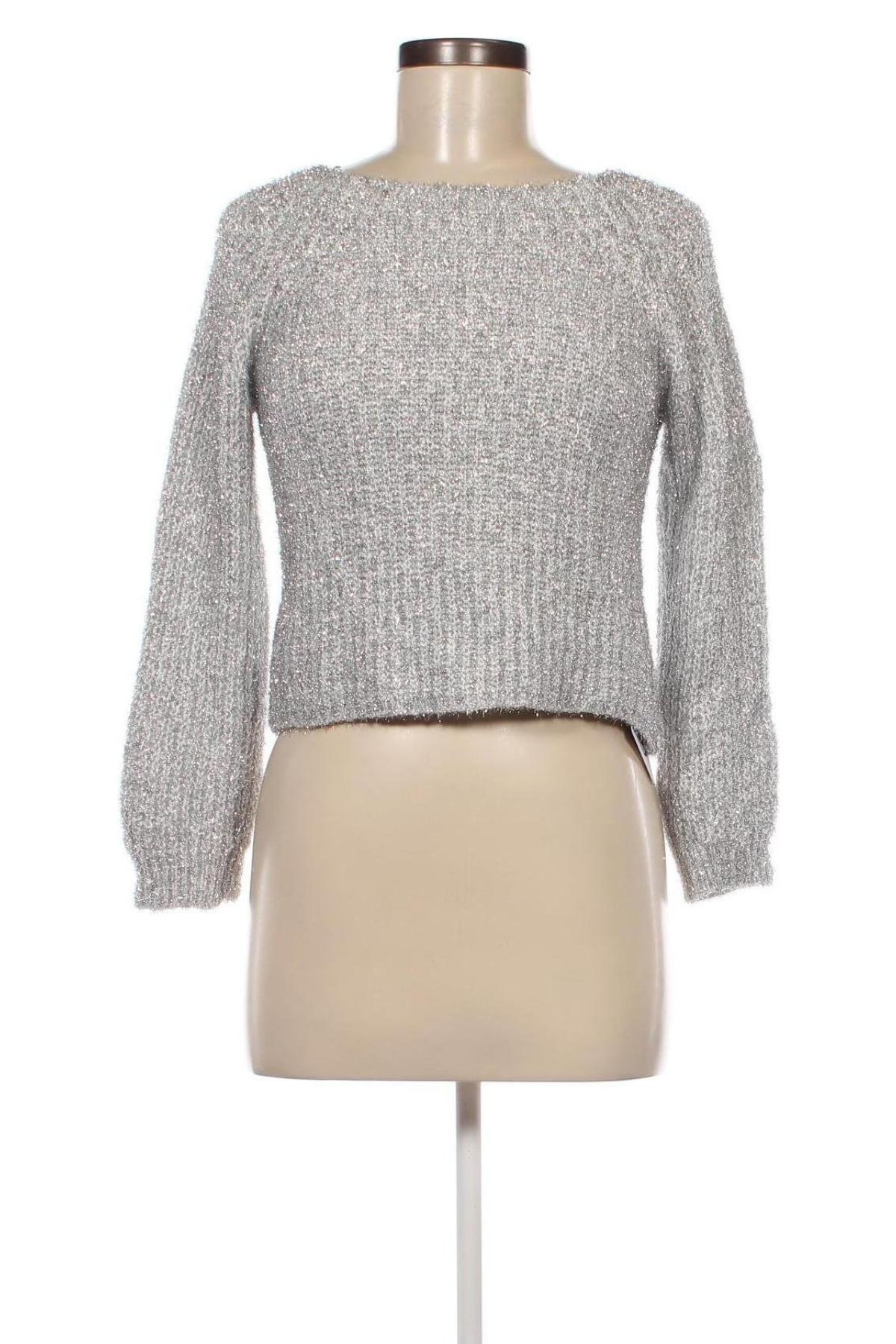 Damenpullover, Größe M, Farbe Silber, Preis € 20,49