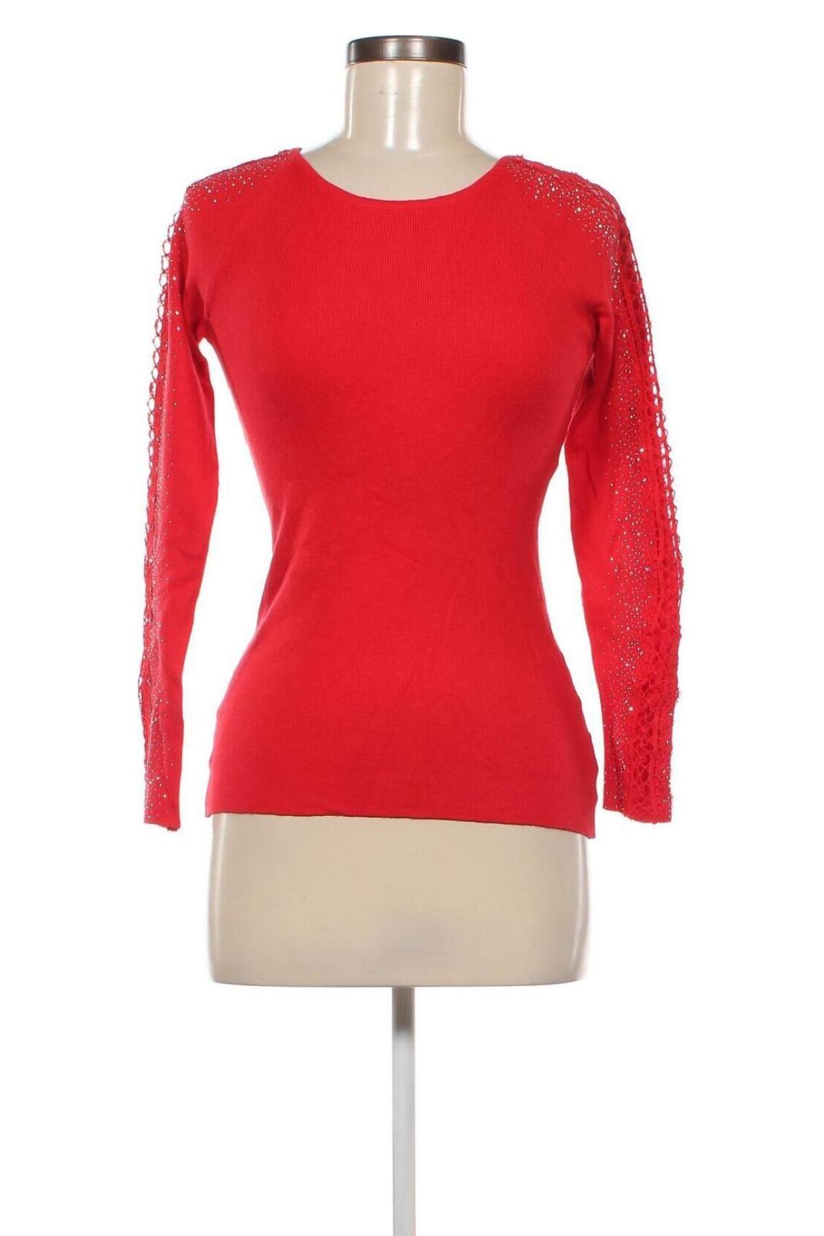 Damenpullover, Größe S, Farbe Rot, Preis € 10,49