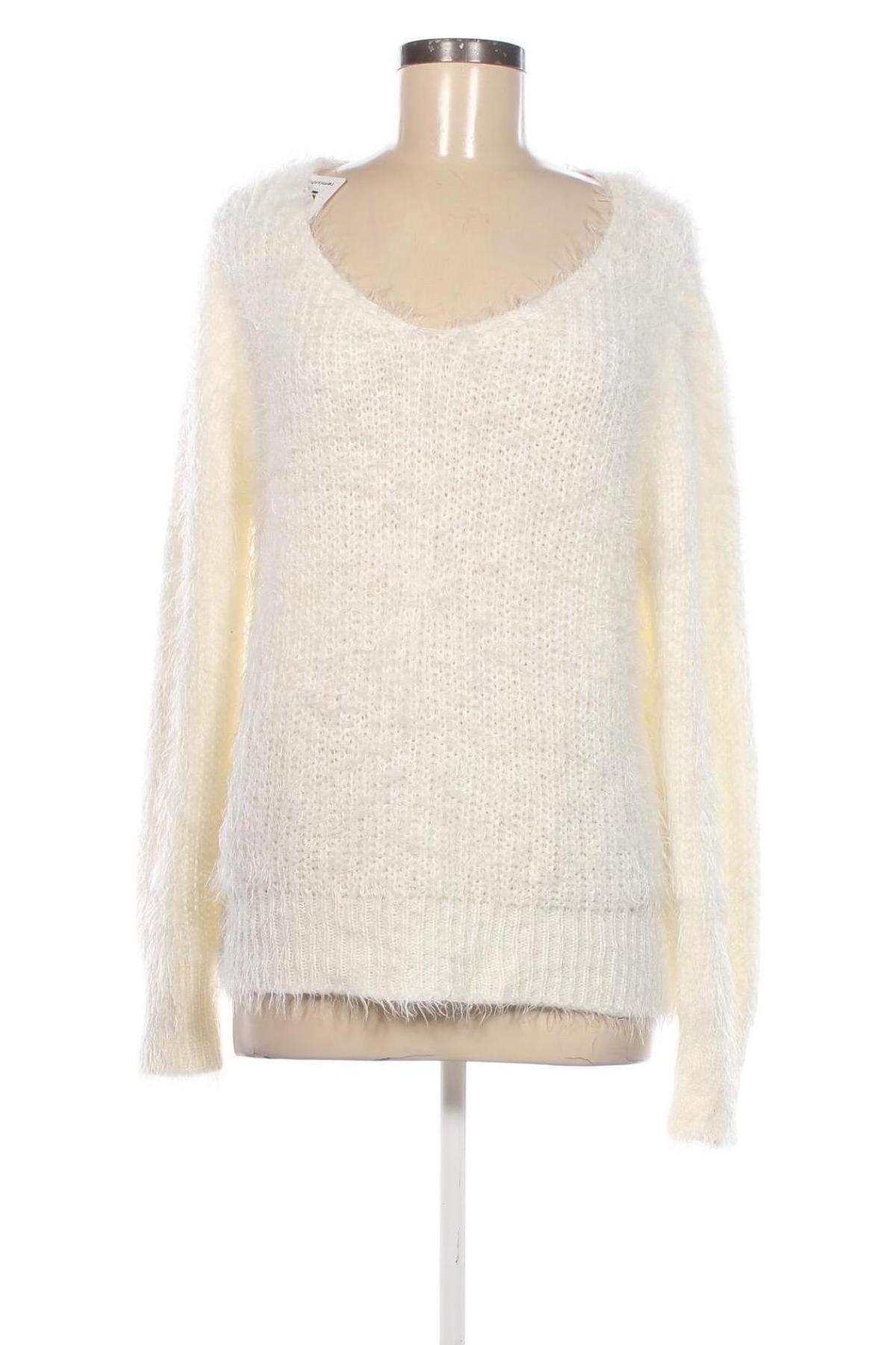 Damenpullover, Größe L, Farbe Weiß, Preis € 10,49