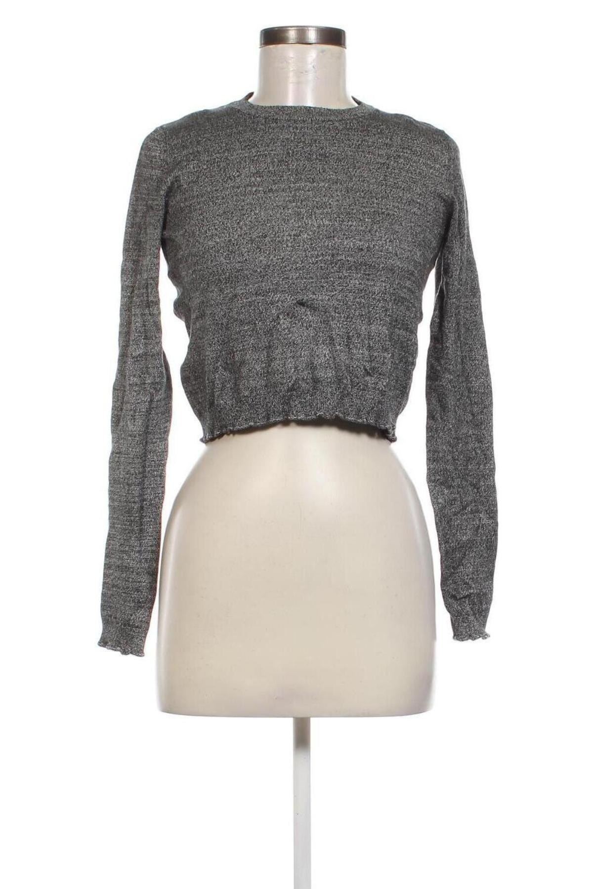 Damski sweter Bershka, Rozmiar S, Kolor Szary, Cena 46,99 zł