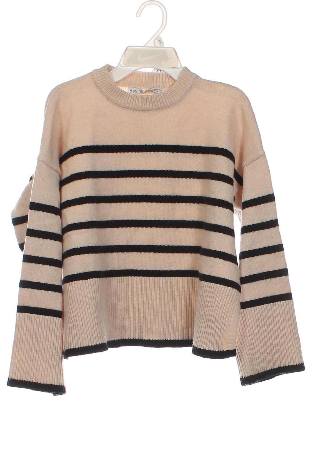 Damenpullover Bershka, Größe XS, Farbe Beige, Preis 10,99 €