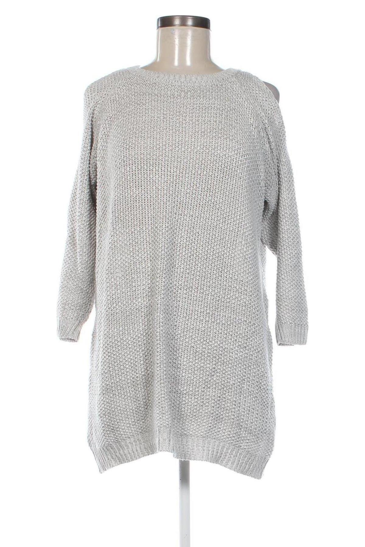 Damenpullover Bershka, Größe S, Farbe Grau, Preis 9,49 €