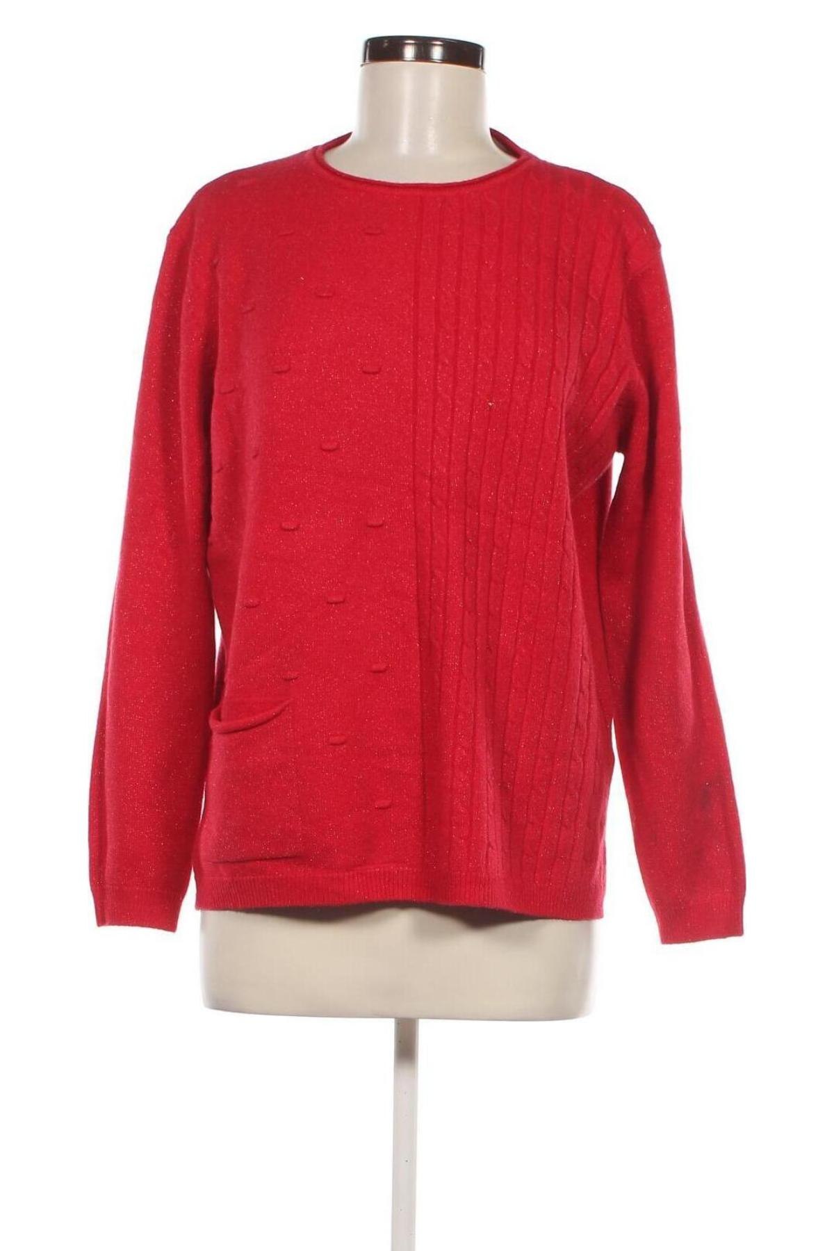 Damenpullover Bluoltre, Größe M, Farbe Rot, Preis € 9,49