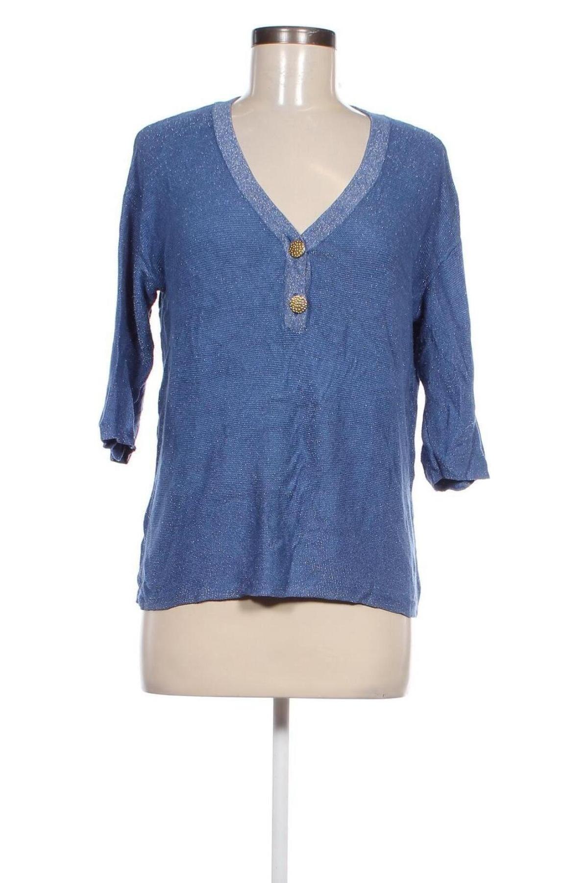 Damenpullover Cortefiel, Größe L, Farbe Blau, Preis € 13,49