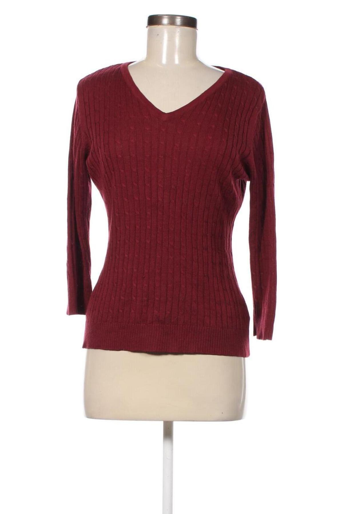 Damski sweter Croft & Barrow, Rozmiar M, Kolor Czerwony, Cena 41,99 zł