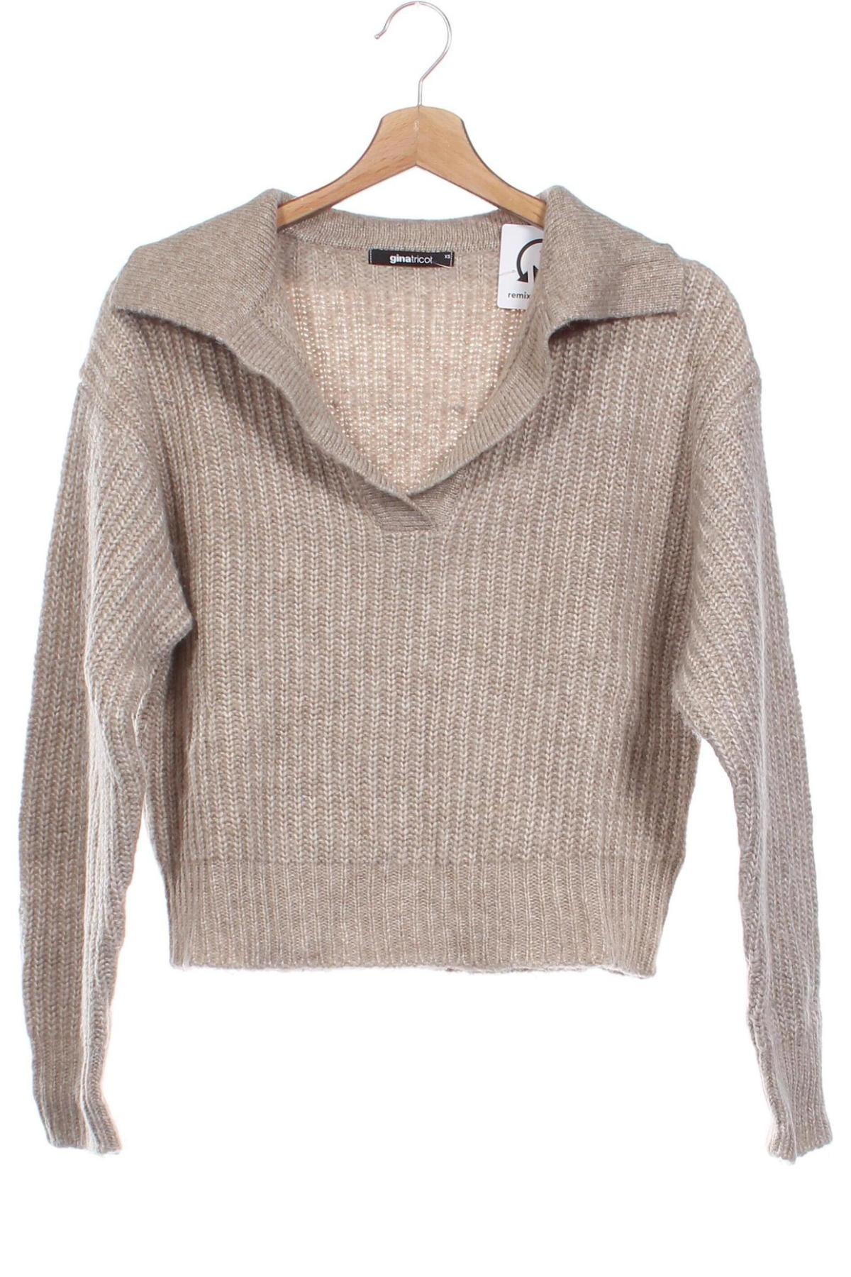 Damenpullover Gina Tricot, Größe XS, Farbe Braun, Preis € 9,99