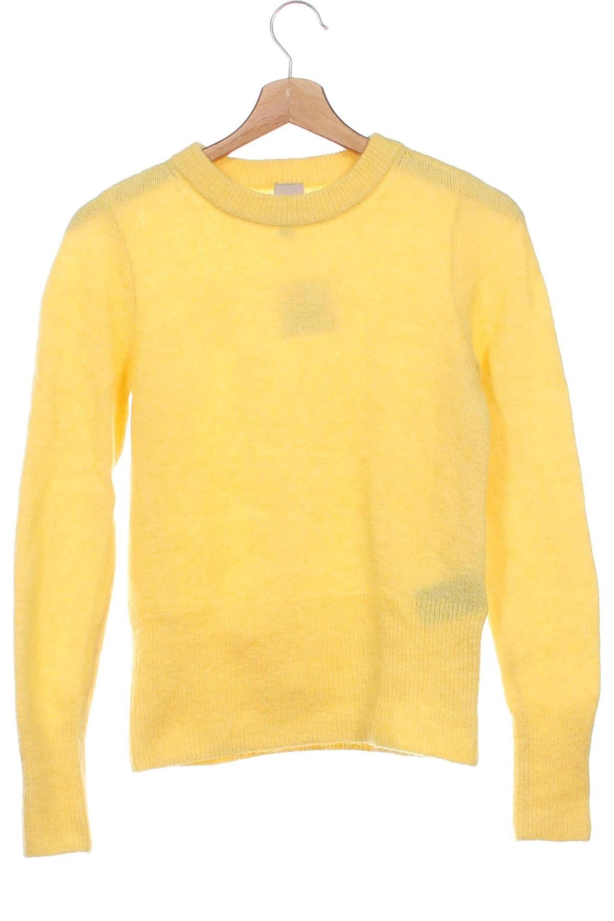 Damski sweter H&M, Rozmiar XS, Kolor Żółty, Cena 44,99 zł