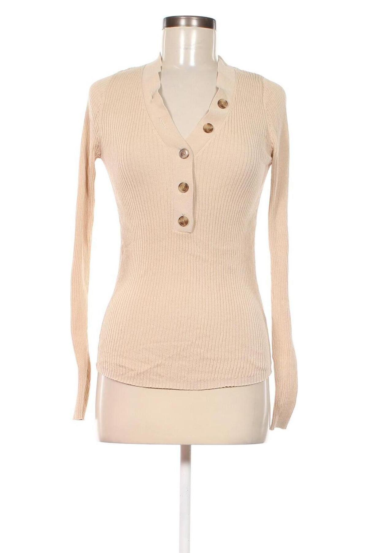 Damenpullover H&M, Größe M, Farbe Beige, Preis 9,49 €